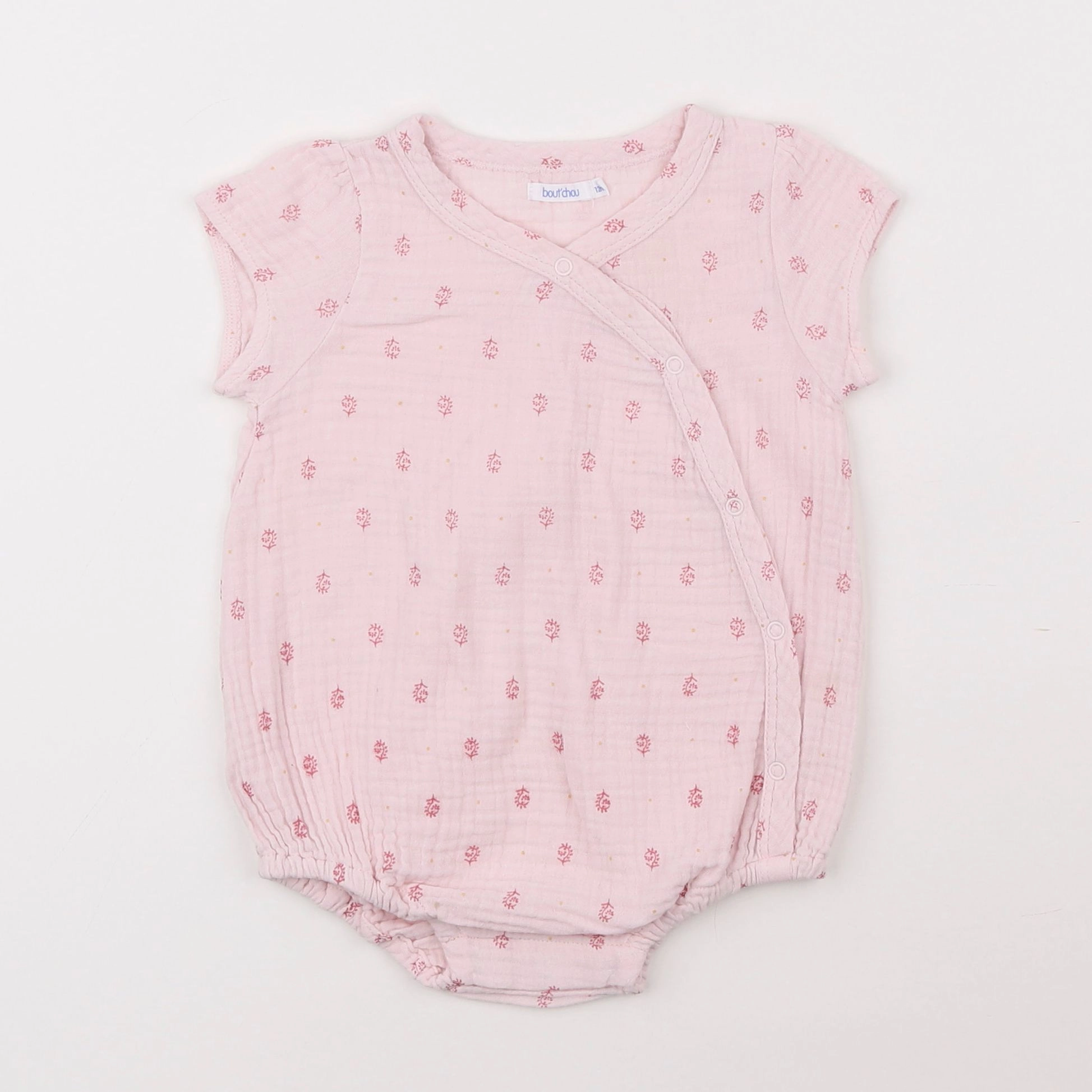 Boutchou - combinaison rose - 12 mois