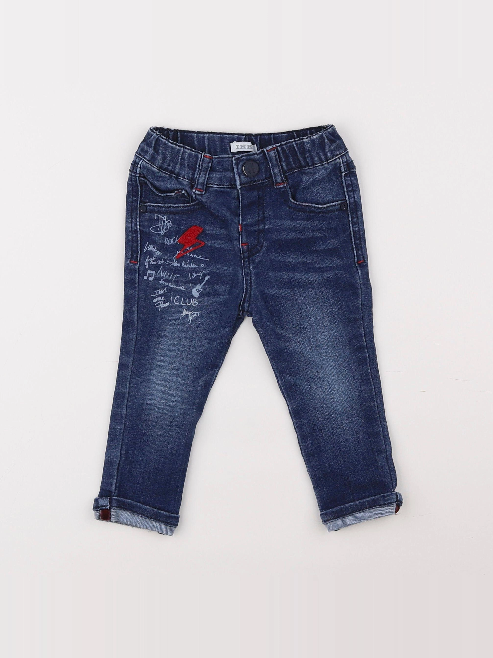 IKKS - jean bleu - 12 mois