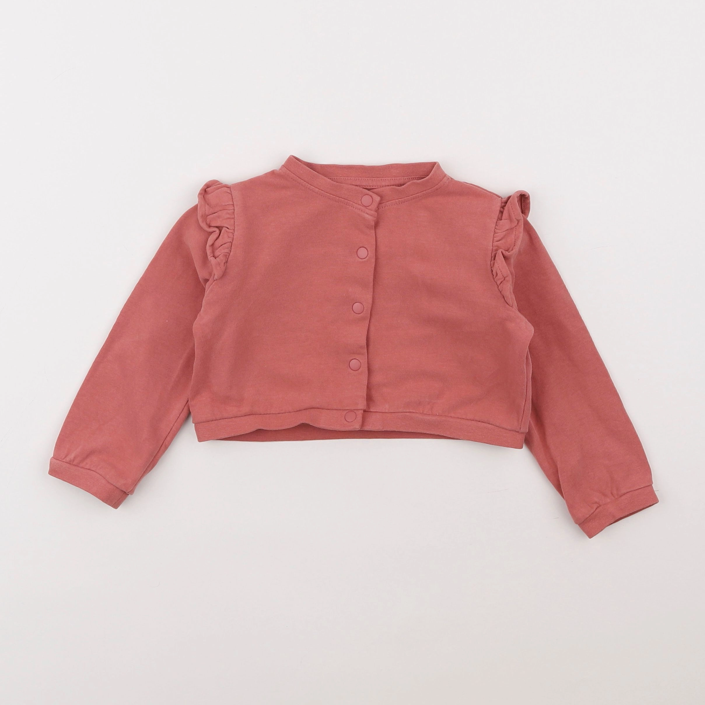 Vertbaudet - sweat rose - 2 ans