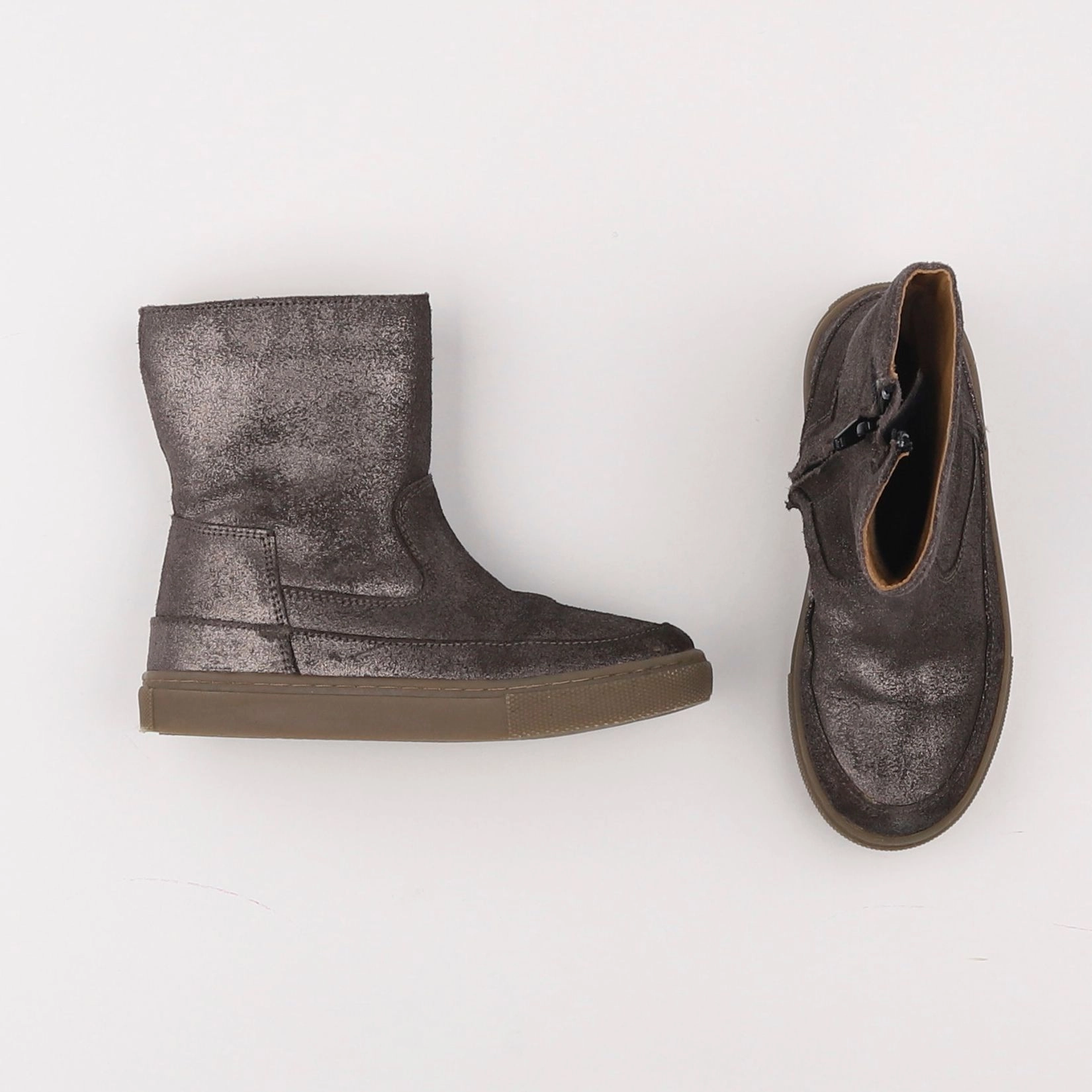 Vertbaudet - bottillons bronze - pointure 30