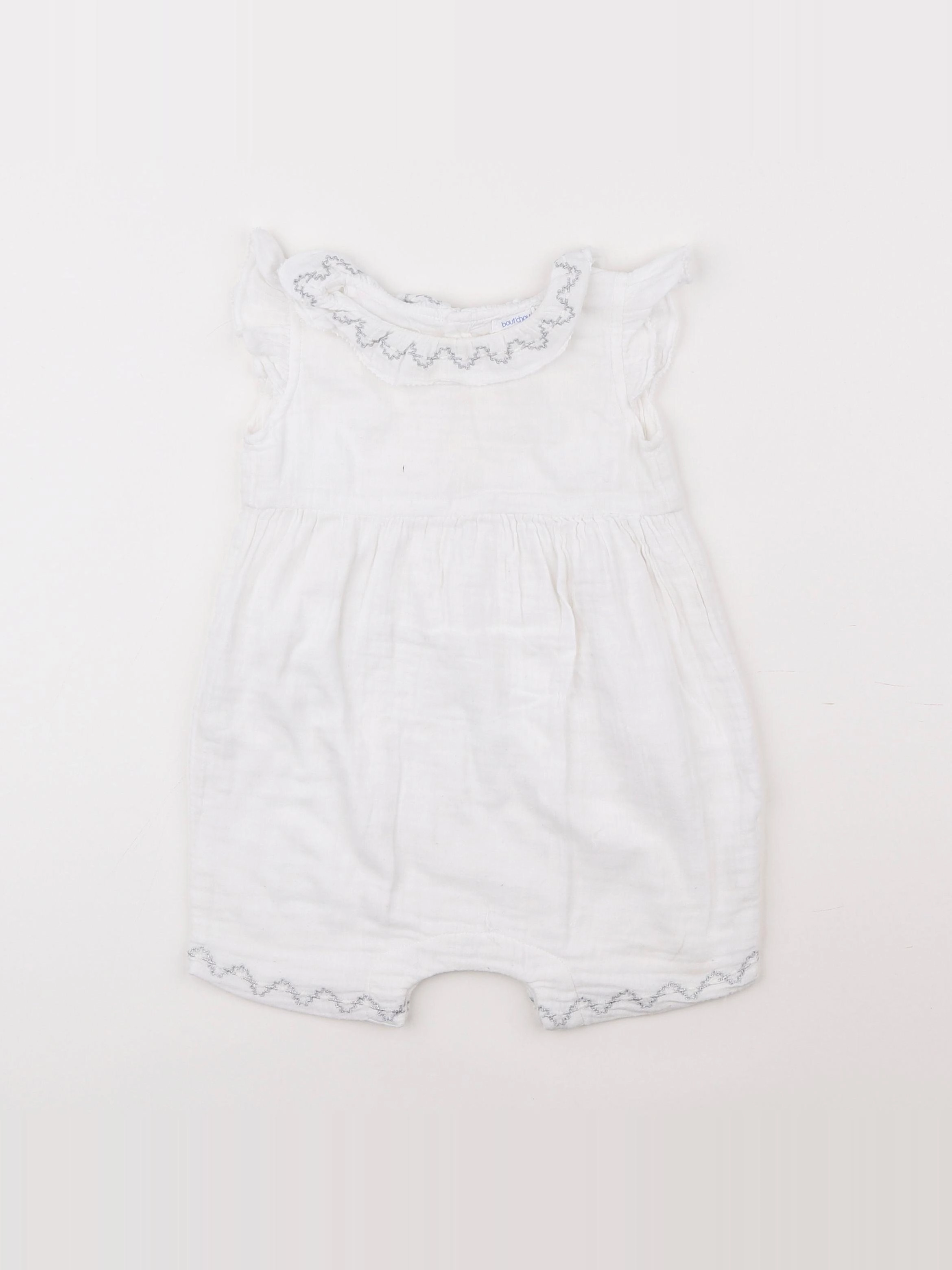 Boutchou - combinaison blanc - 12 mois