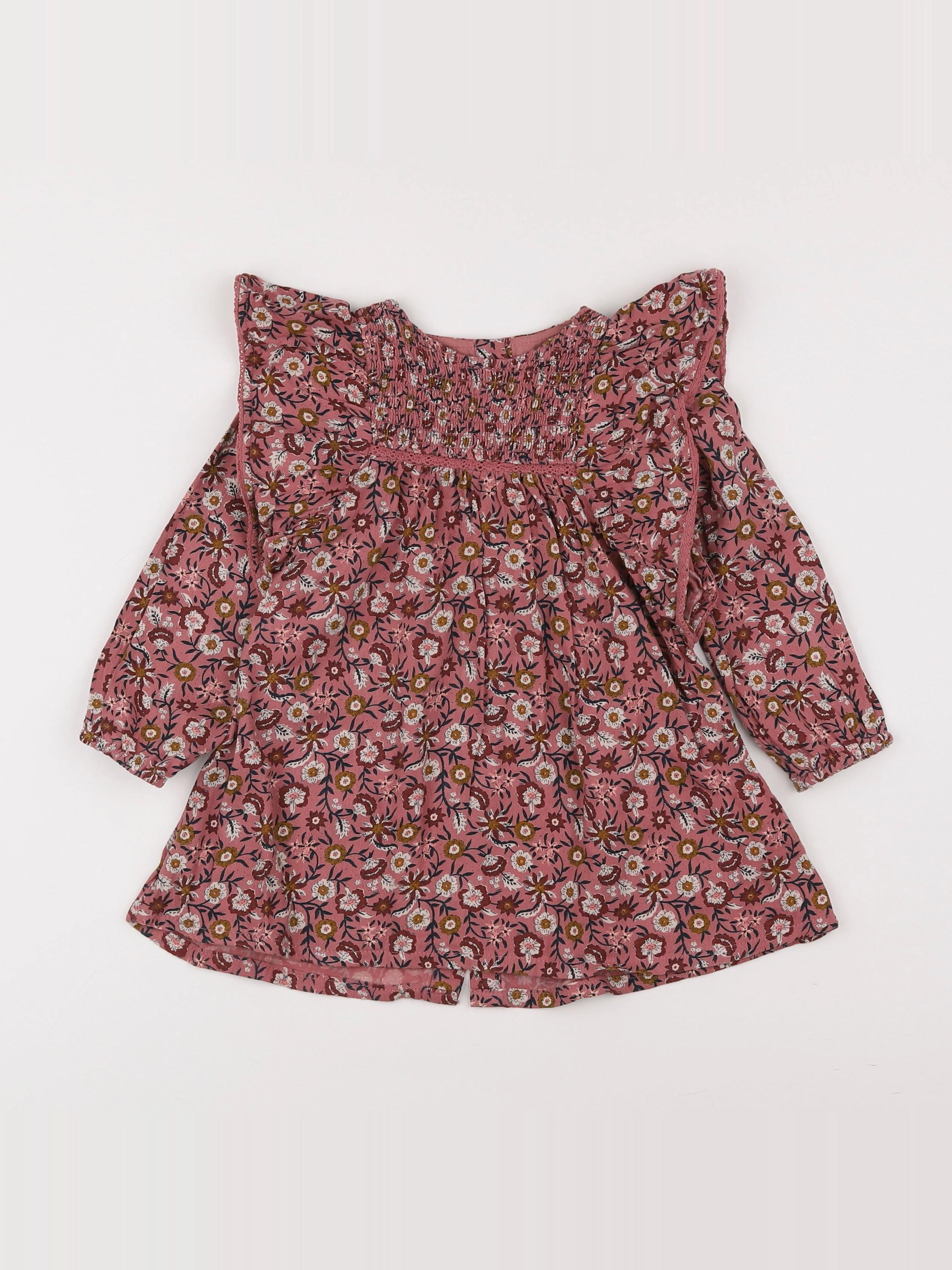 Vertbaudet - robe rose - 2 ans