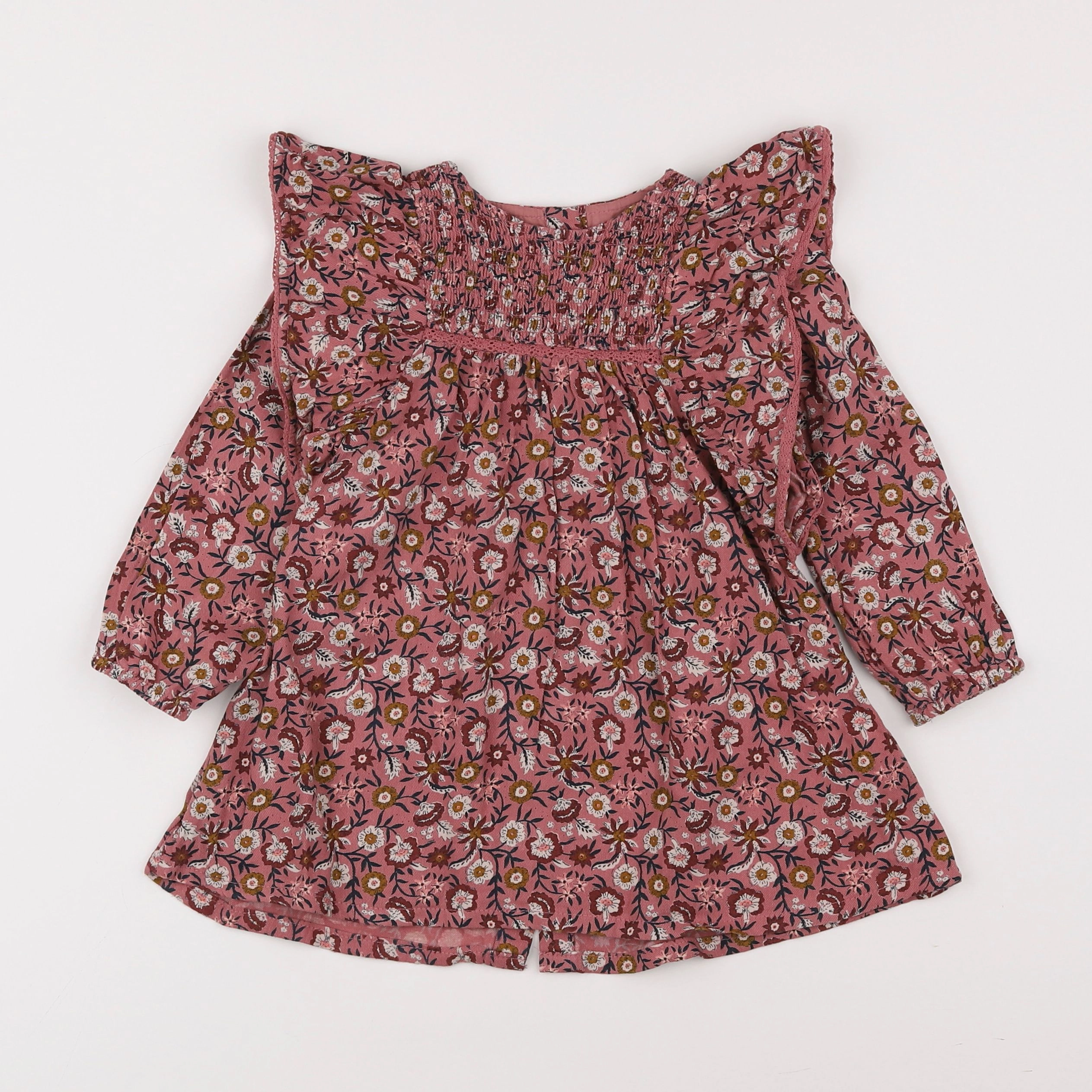 Vertbaudet - robe rose - 2 ans