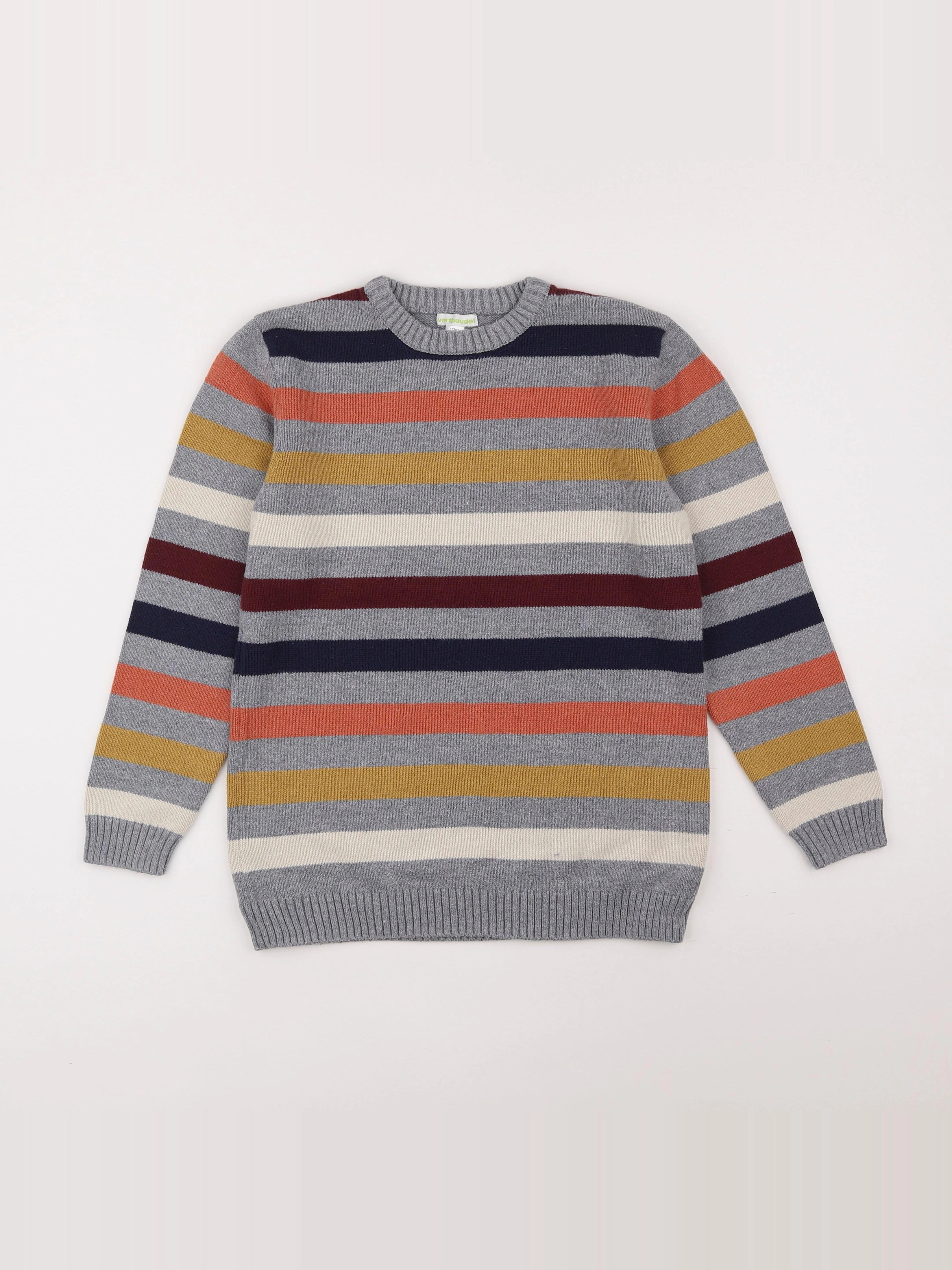 Vertbaudet - pull multicolore - 12 ans