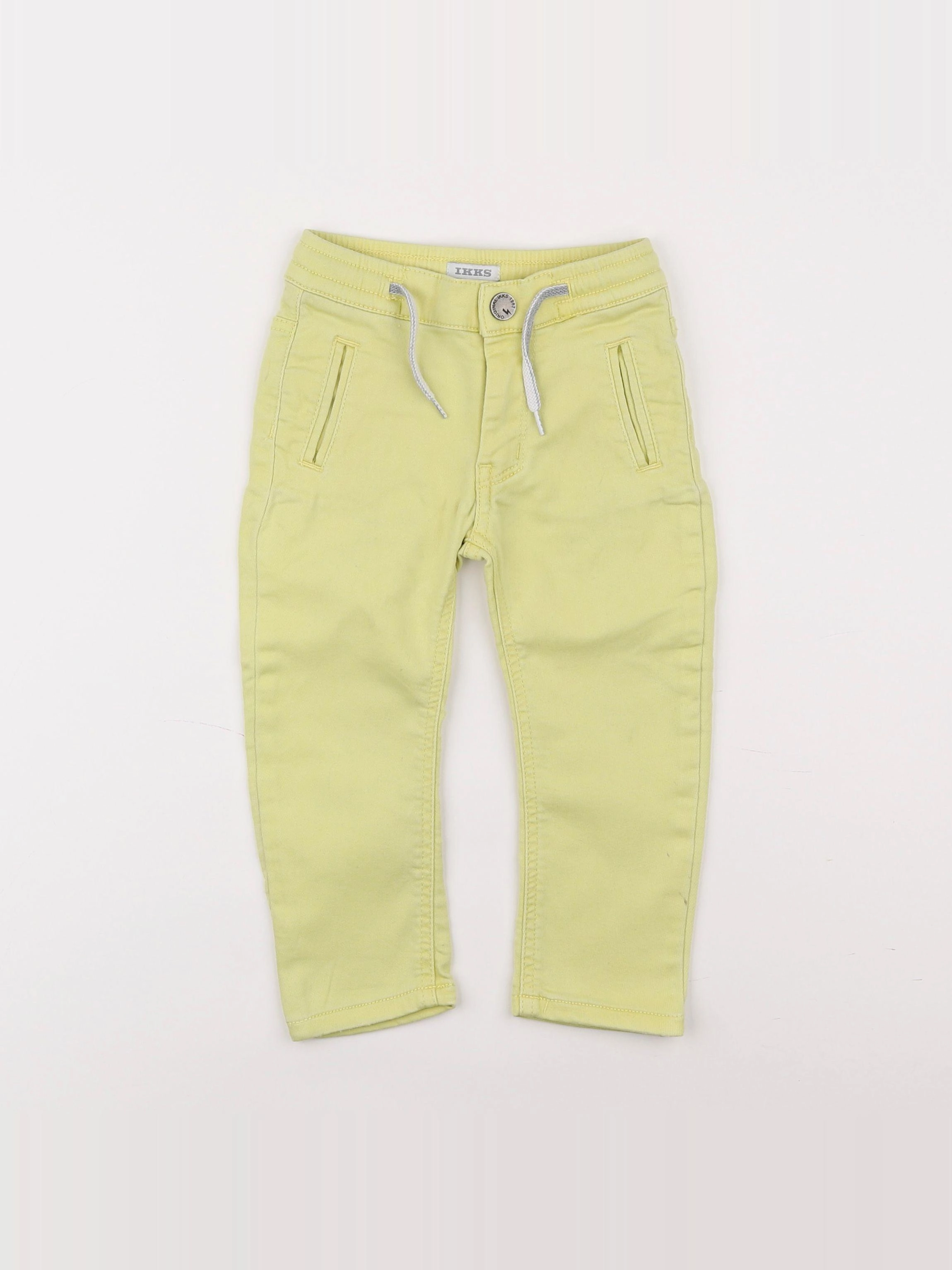 IKKS - pantalon jaune - 2 ans