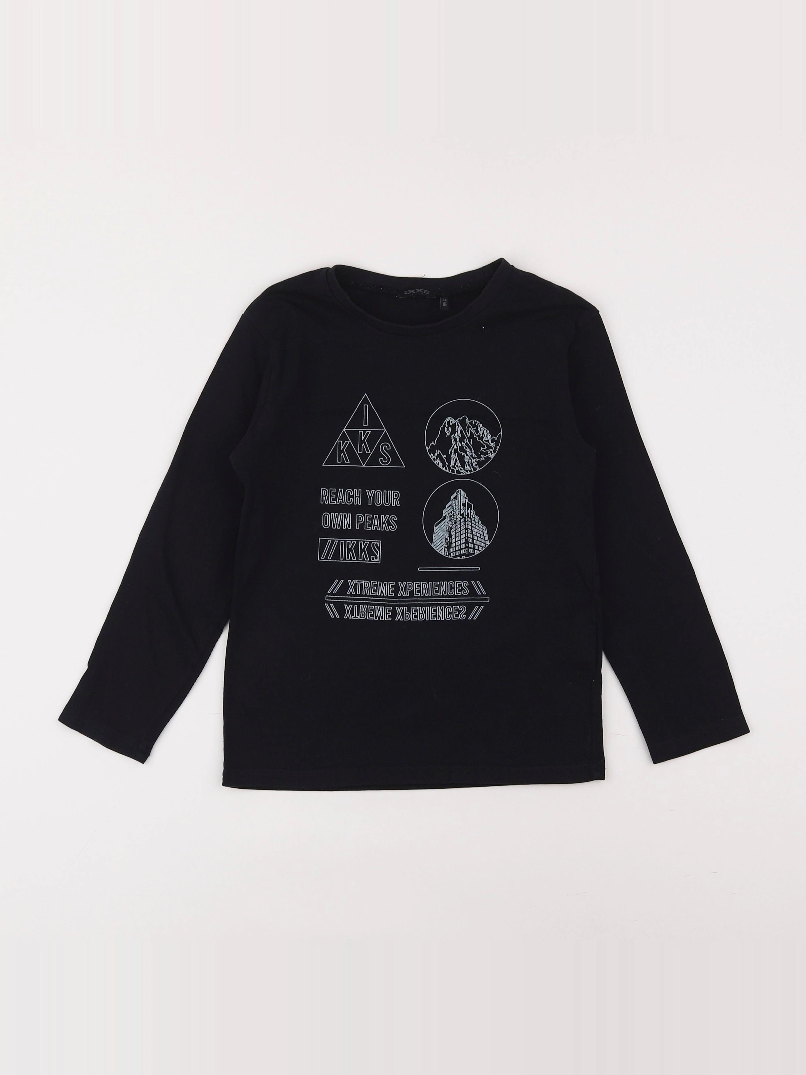 IKKS - tee-shirt noir - 6 ans