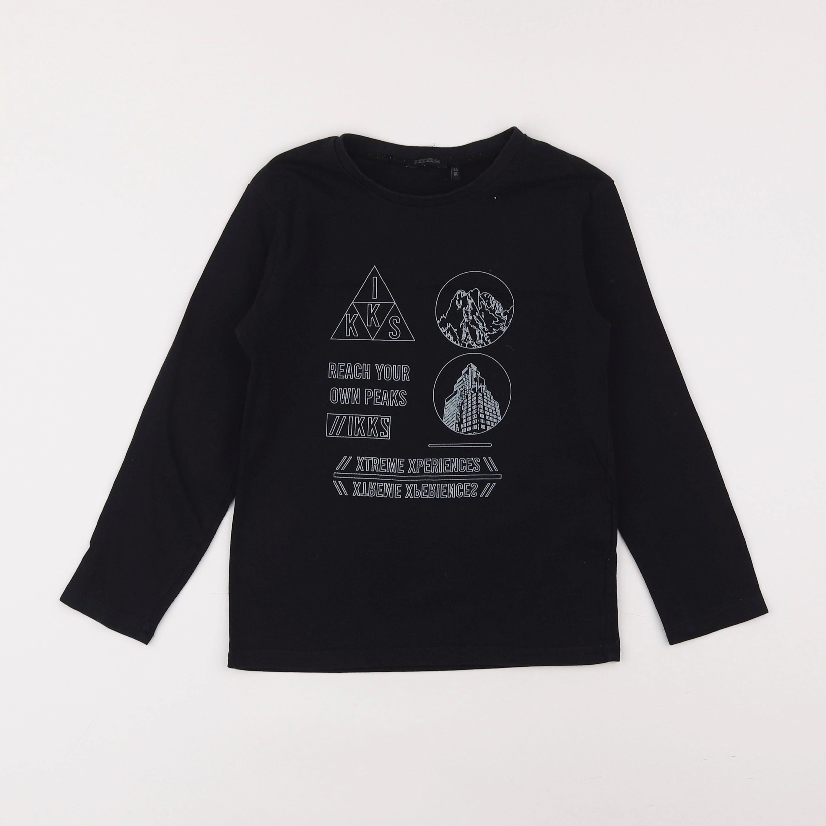 IKKS - tee-shirt noir - 6 ans