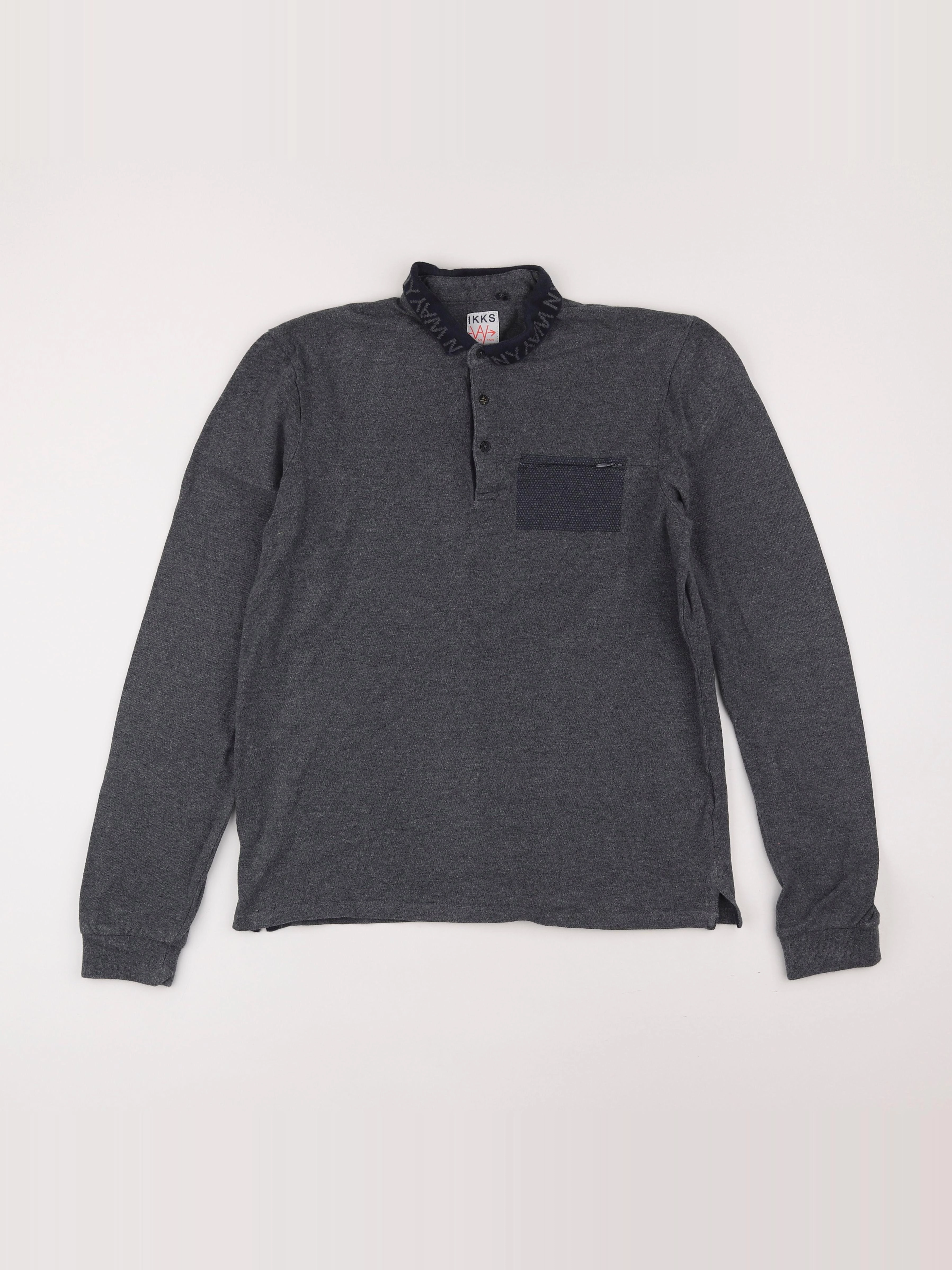 IKKS - tee-shirt gris - 16 ans
