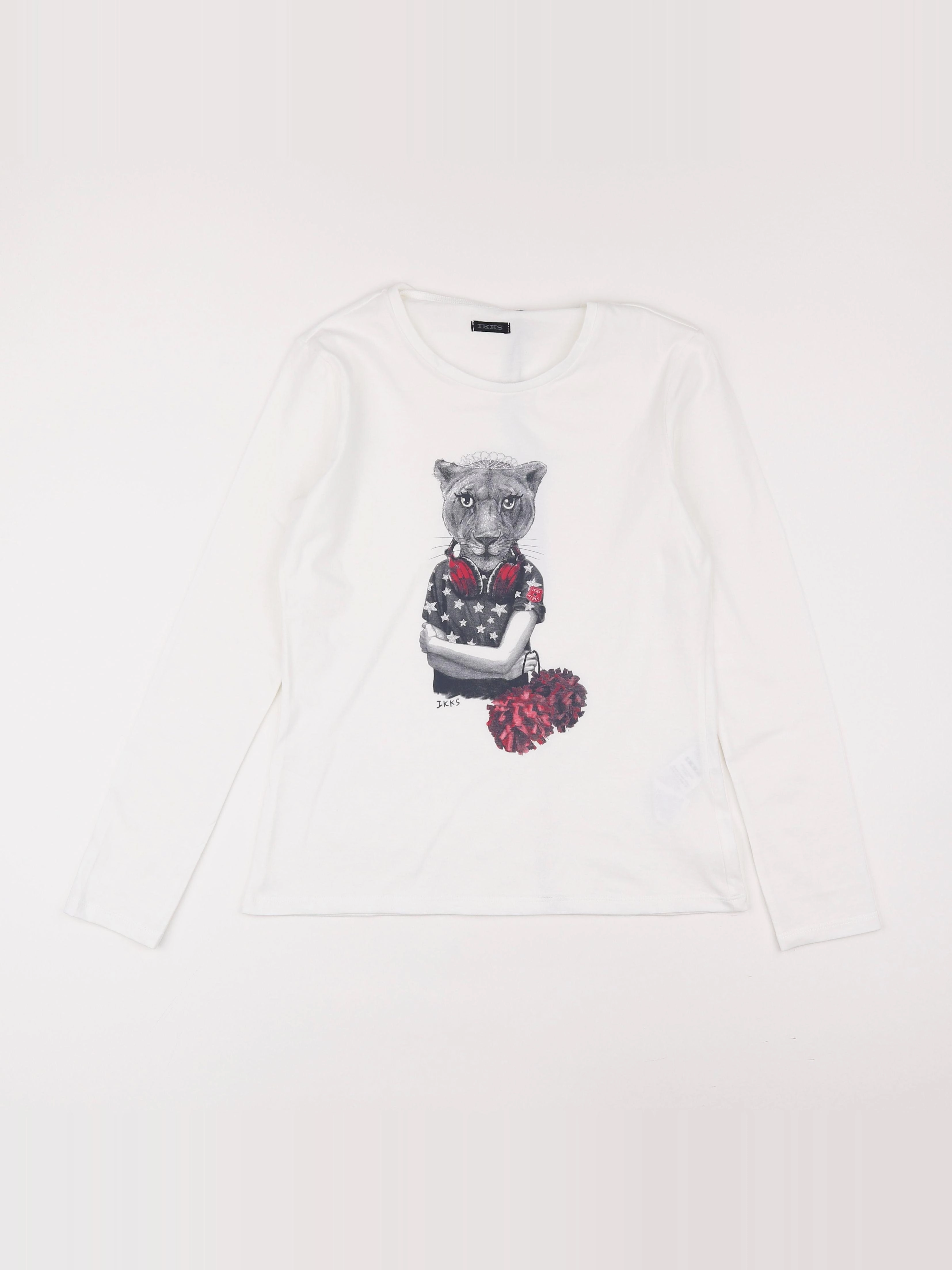 IKKS - tee-shirt beige - 12 ans