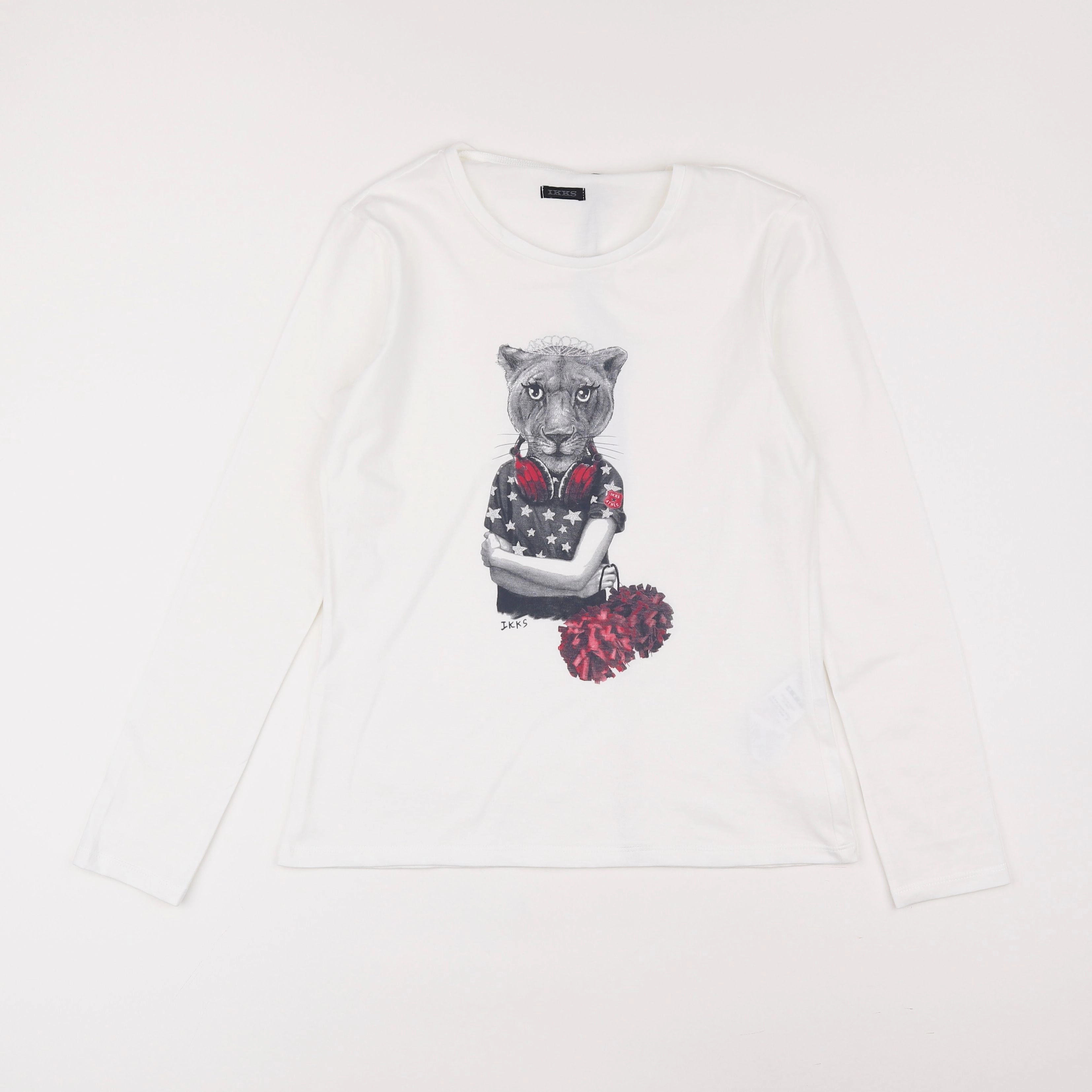 IKKS - tee-shirt beige - 12 ans