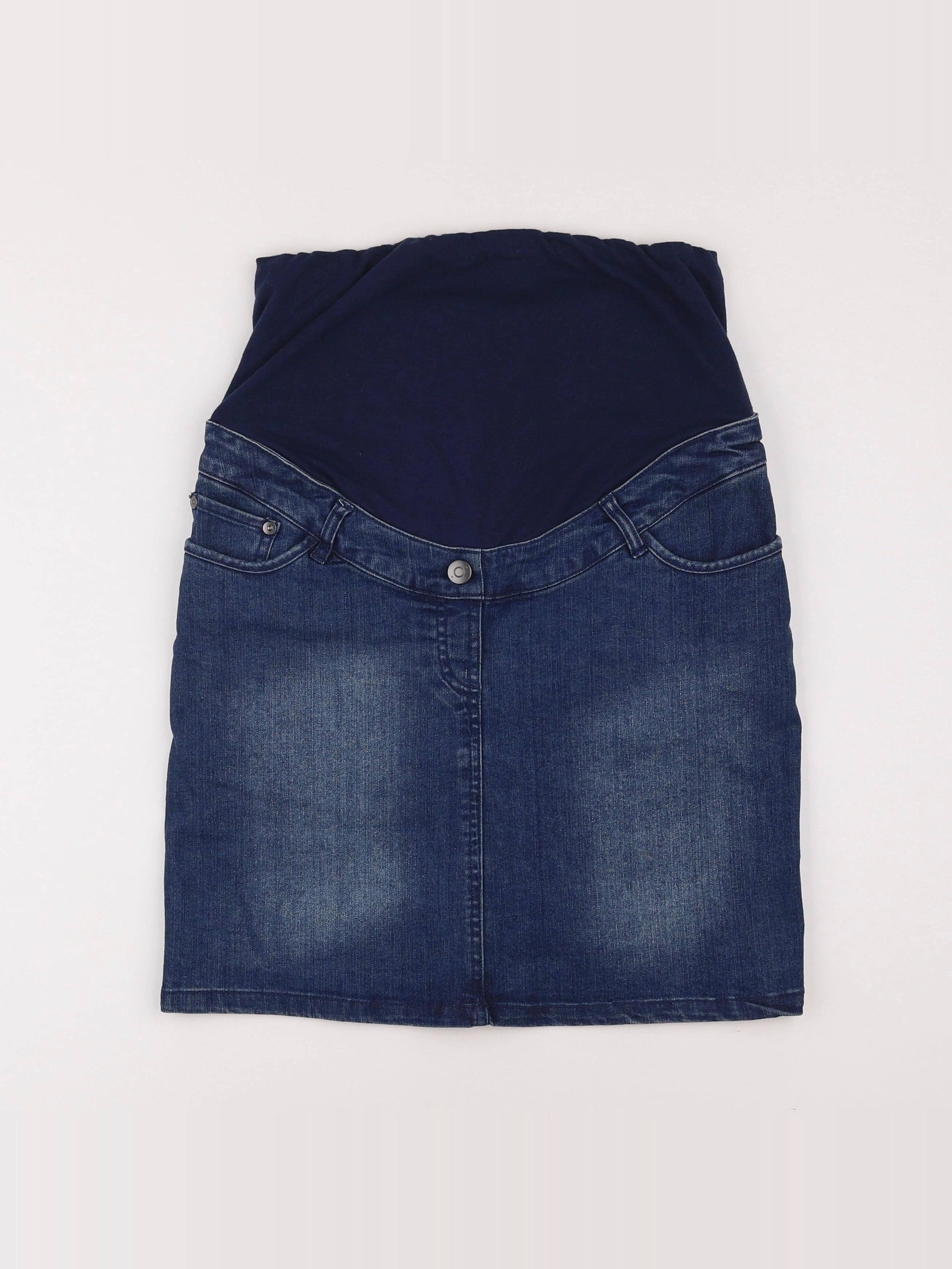 Vertbaudet - jupe grossesse bleu - 36