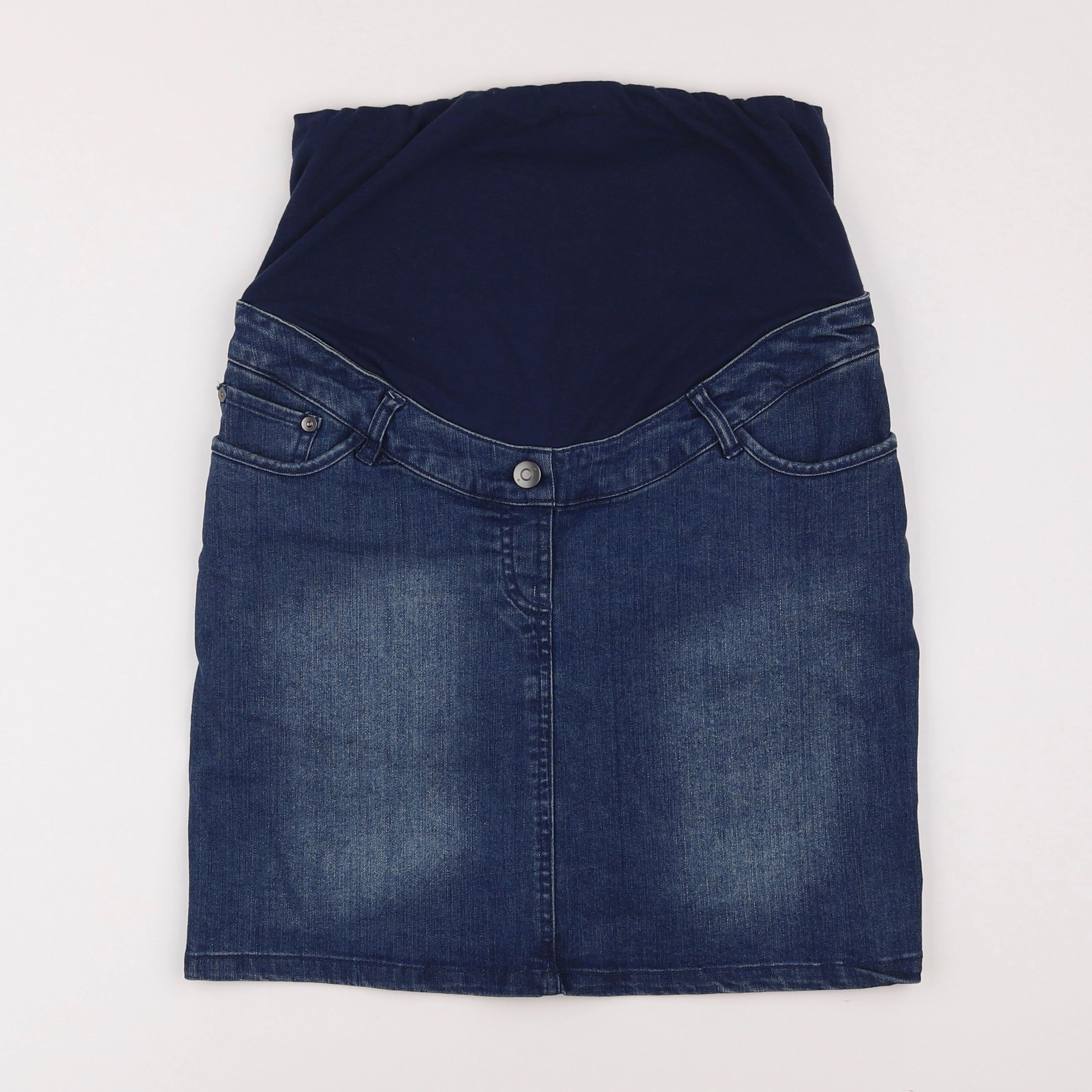 Vertbaudet - jupe grossesse bleu - 36