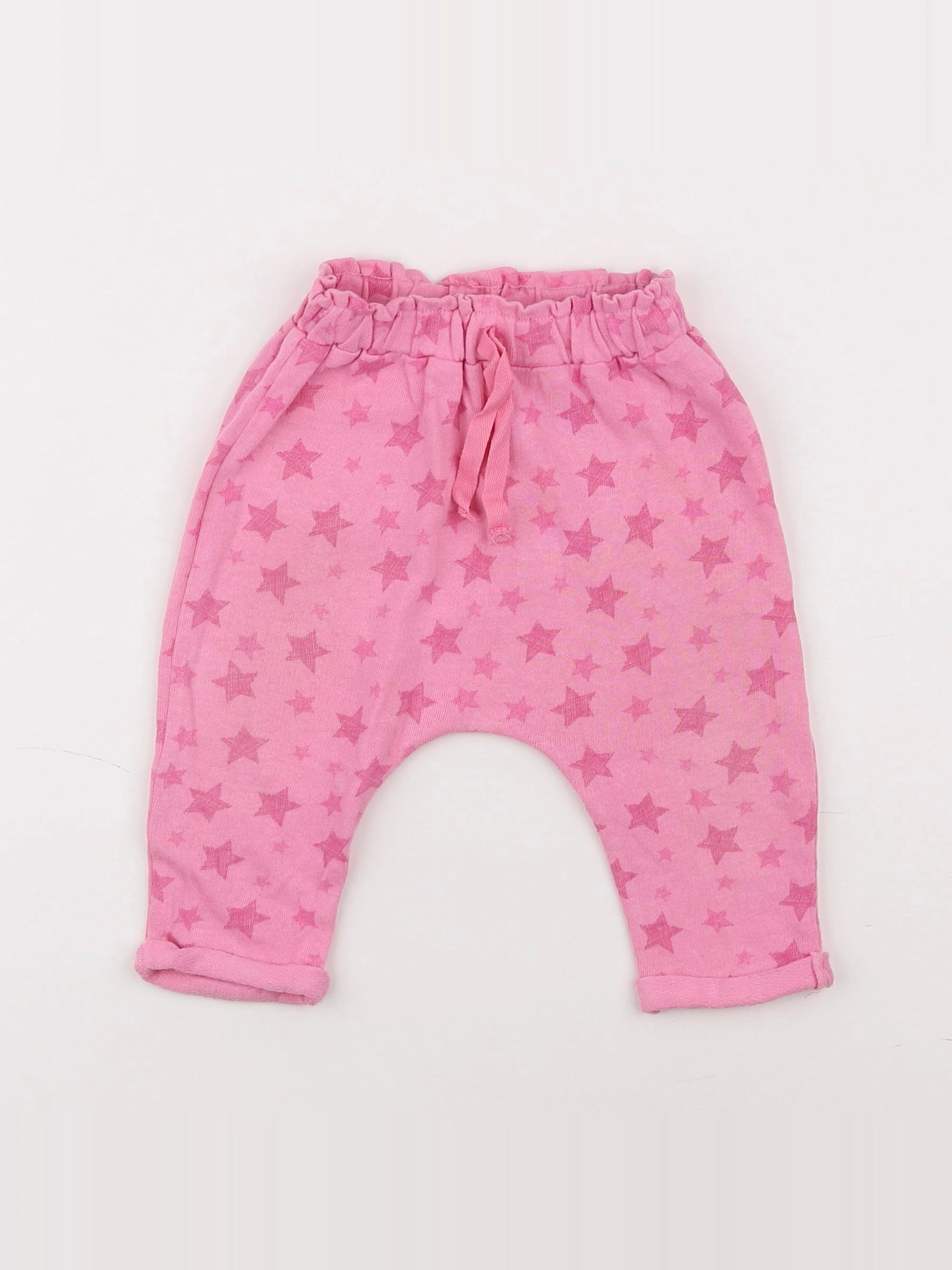 Zara - sarouel rose - 3/6 mois