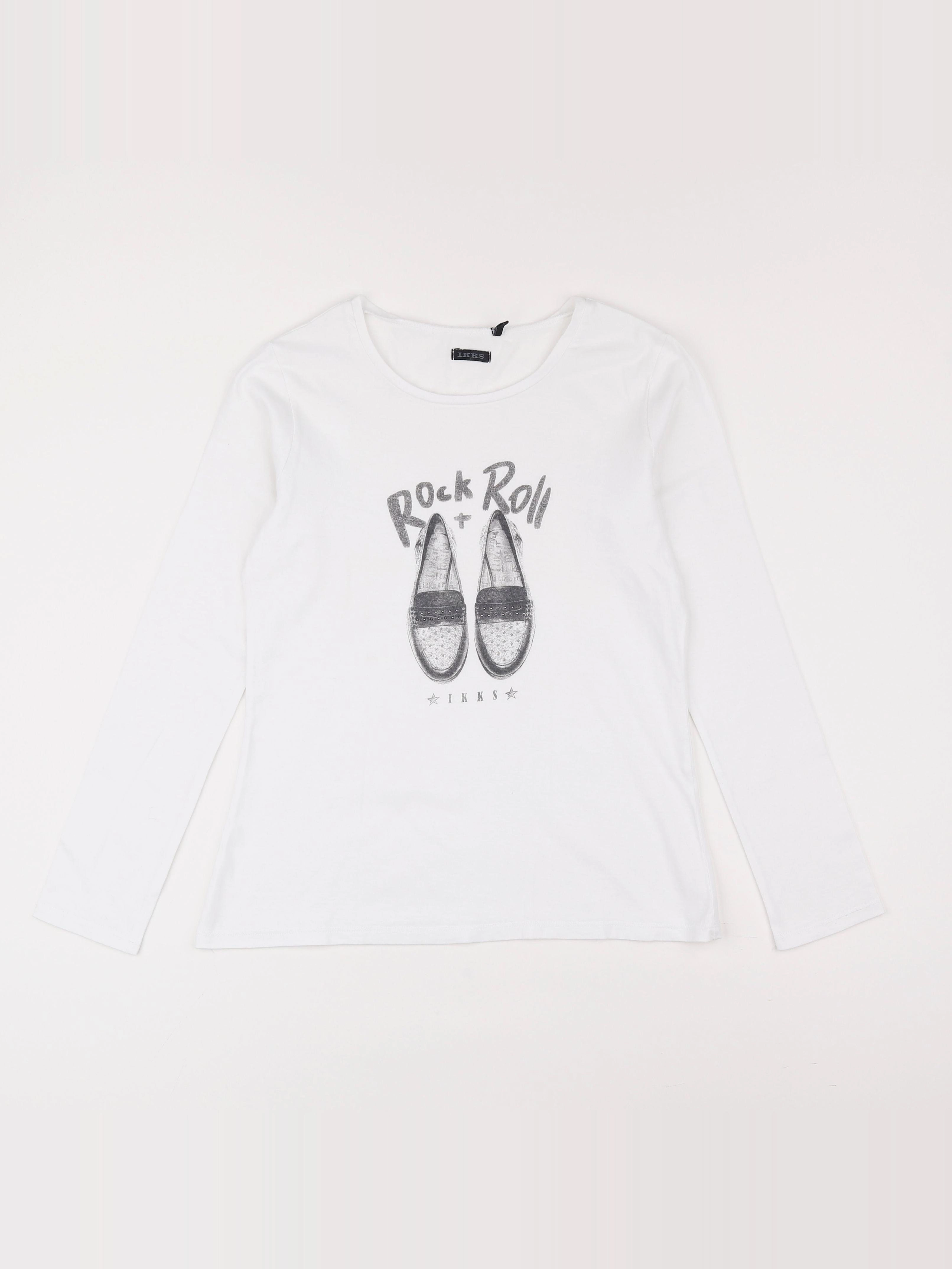 IKKS - tee-shirt blanc - 12 ans