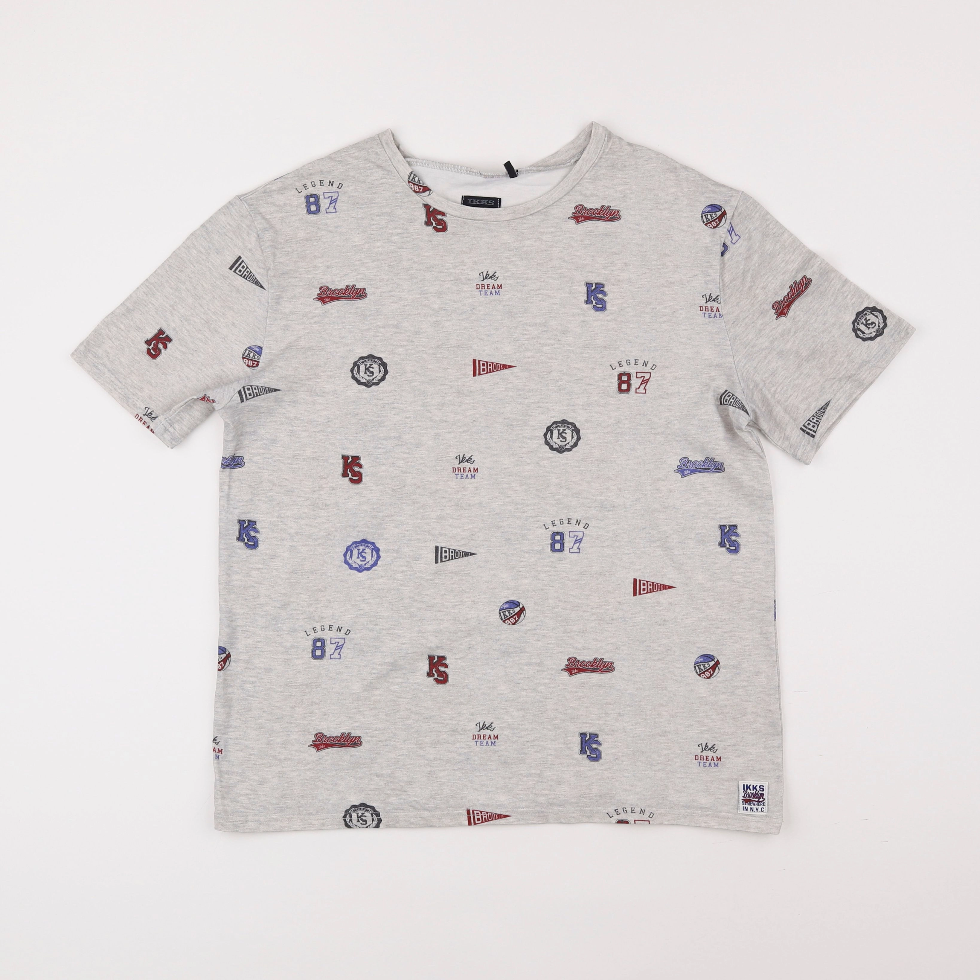 IKKS - tee-shirt gris - 14 ans