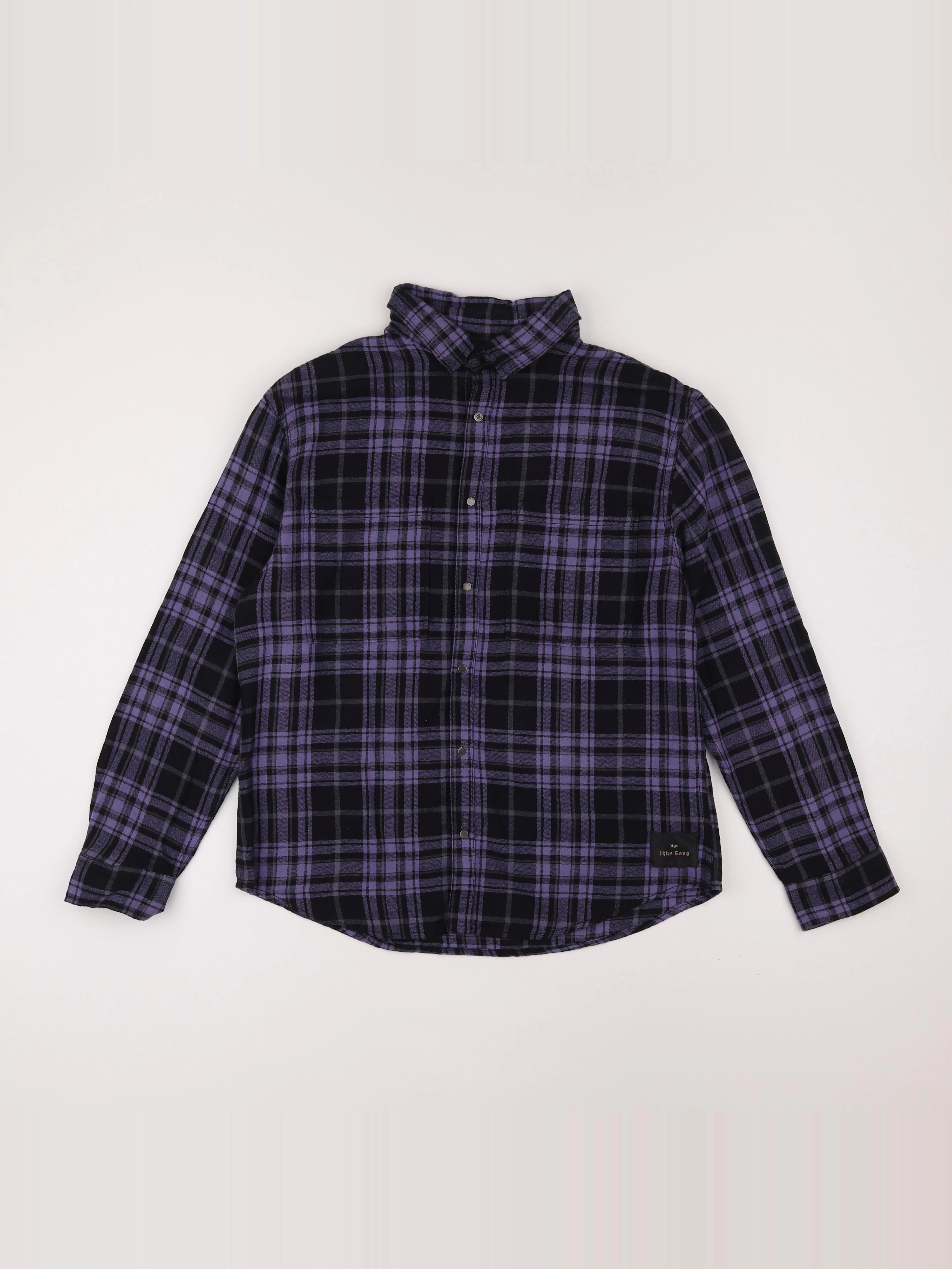 IKKS - chemise violet - 14 ans