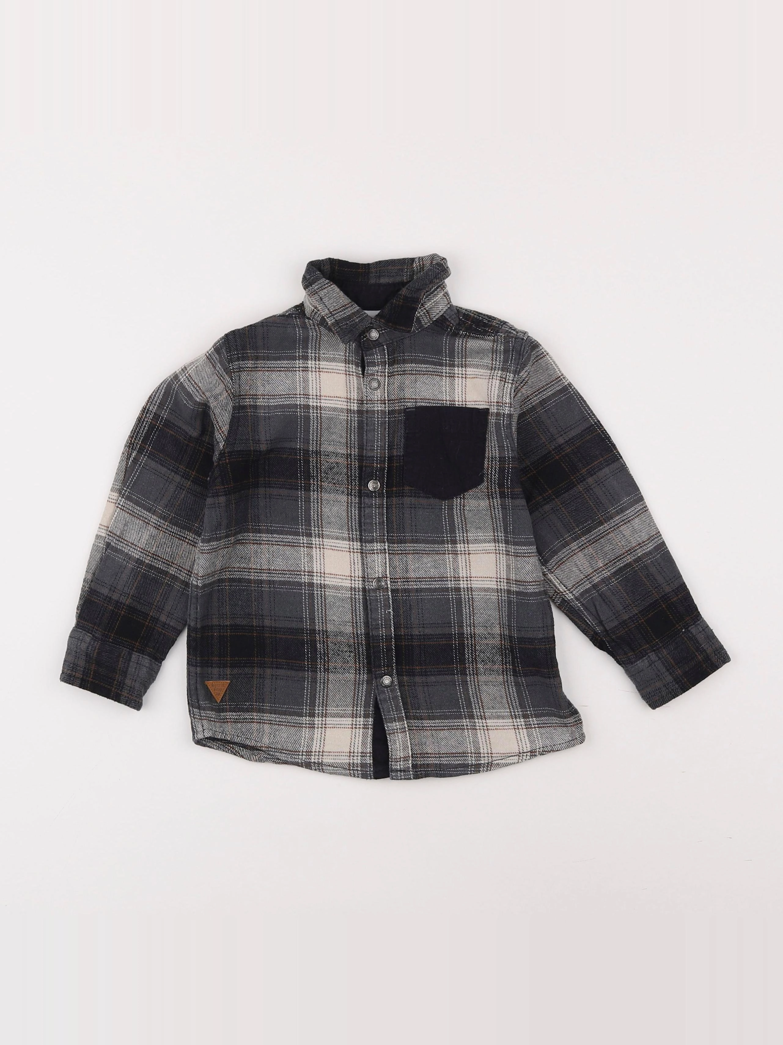 Vertbaudet - chemise multicolore - 4 ans