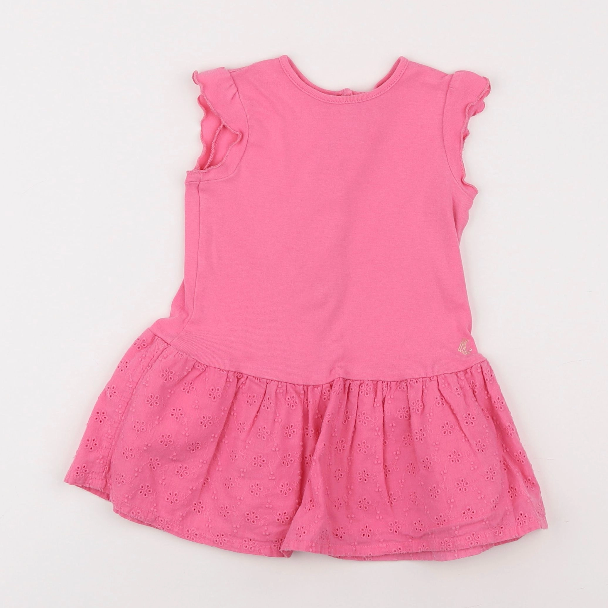 Petit Bateau - robe rose - 18 mois