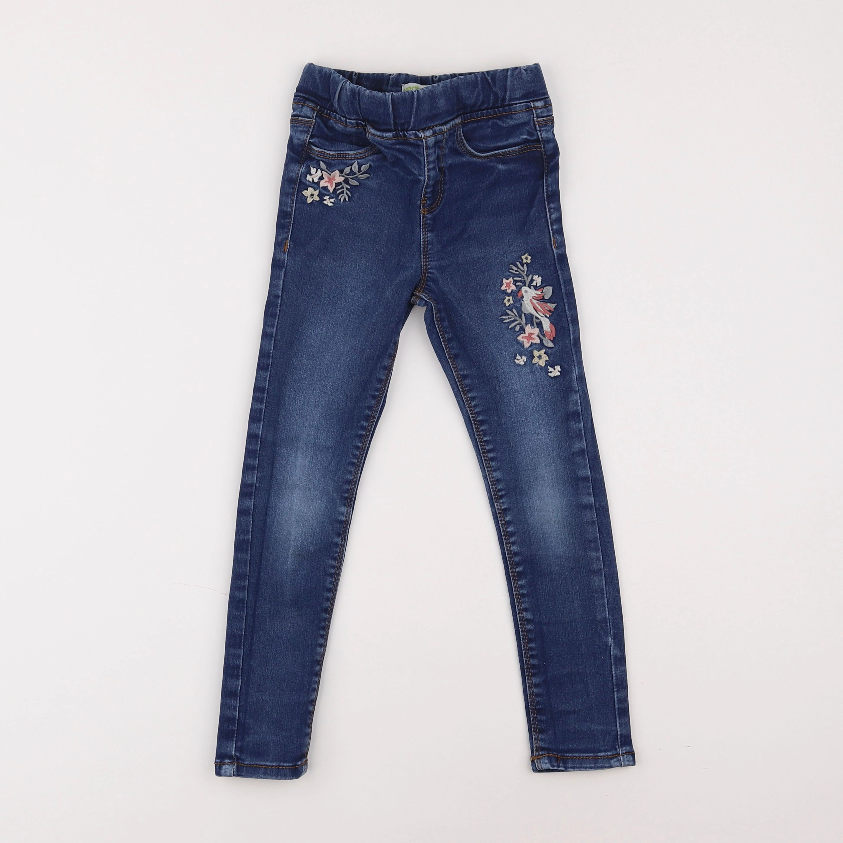 Vertbaudet - jegging bleu - 5 ans