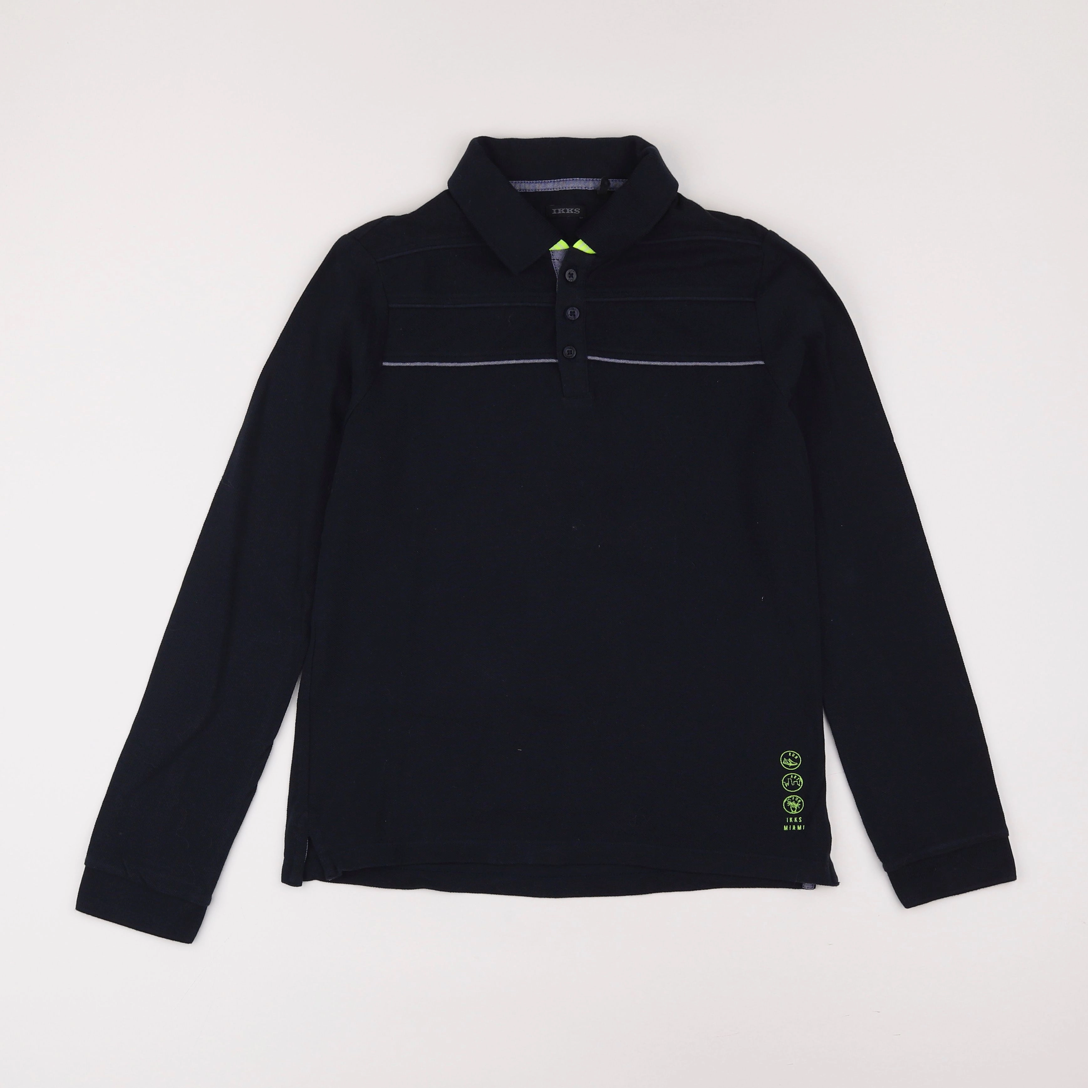 IKKS - polo bleu - 12 ans