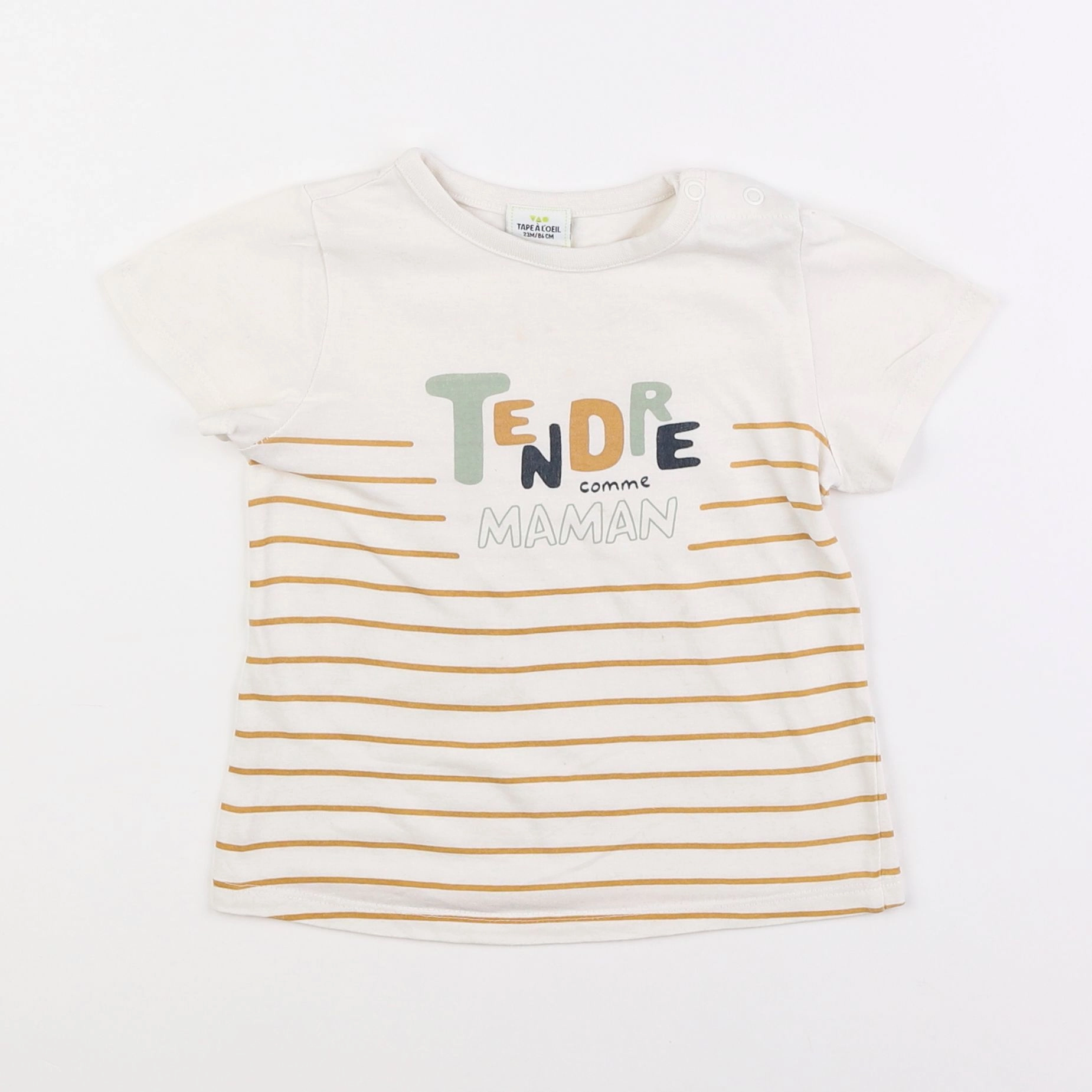 Tape à l'oeil - tee-shirt multicolore - 2 ans