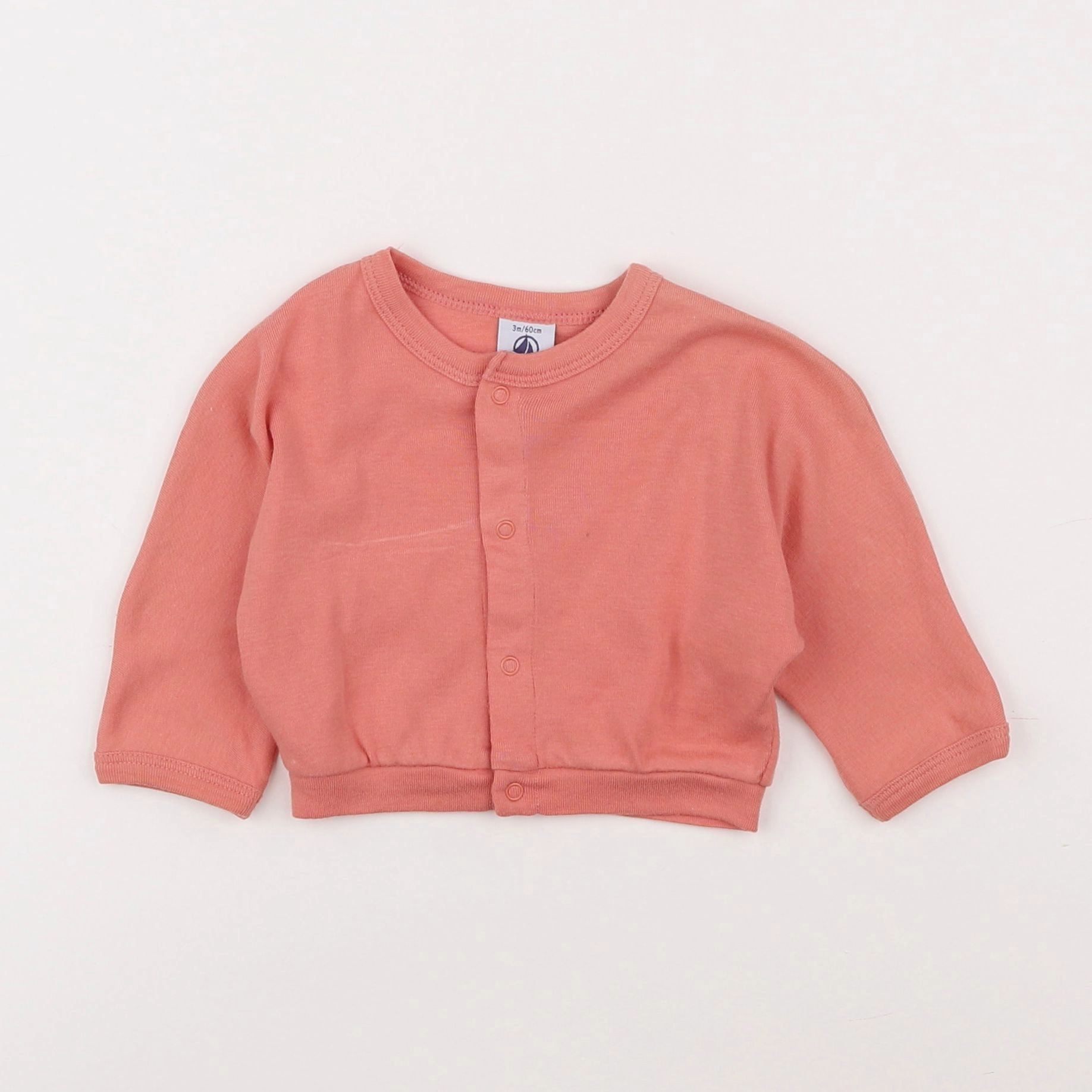 Petit Bateau - tee-shirt rose - 3 mois