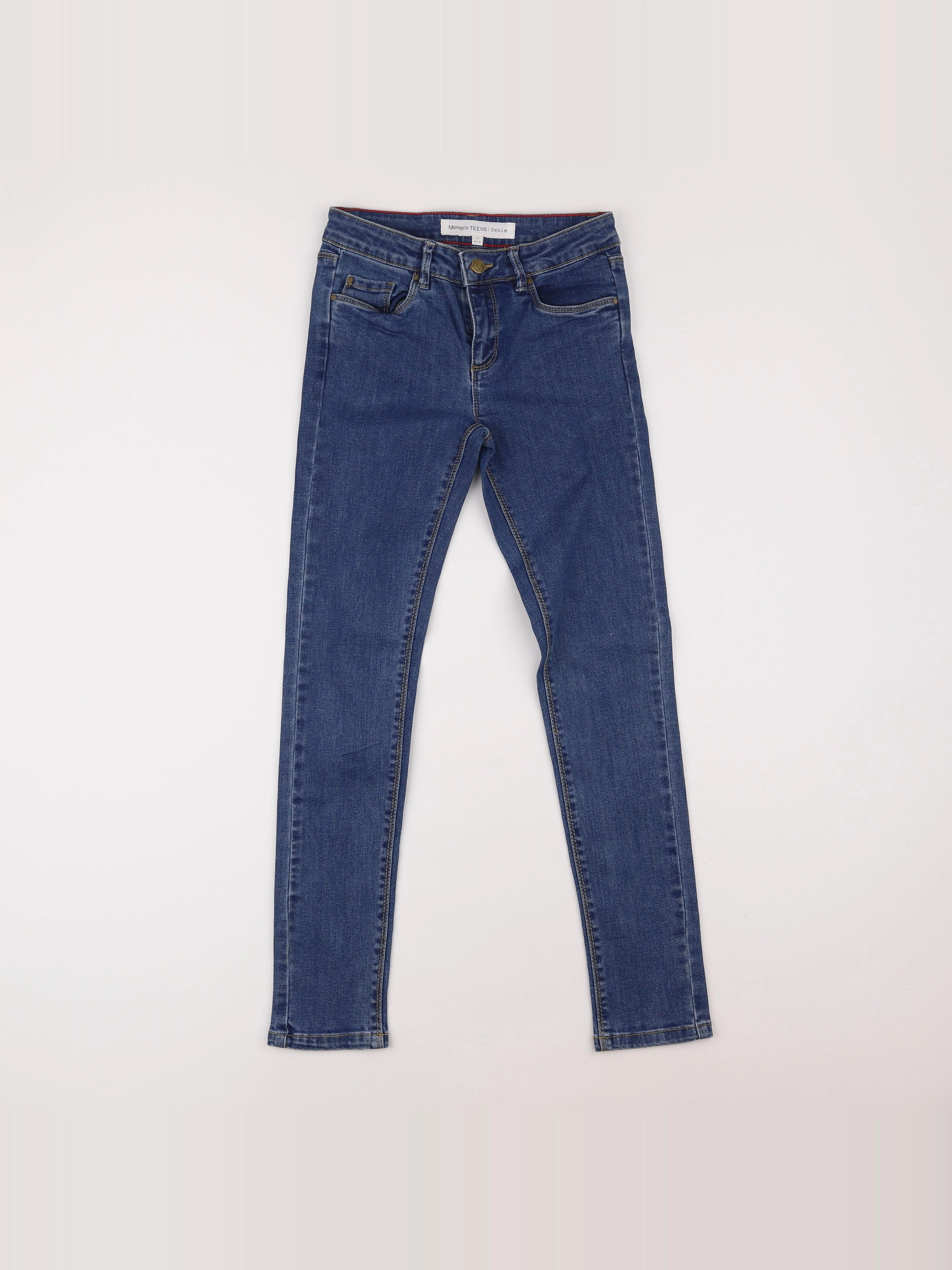 Monoprix - jean bleu - 10 ans