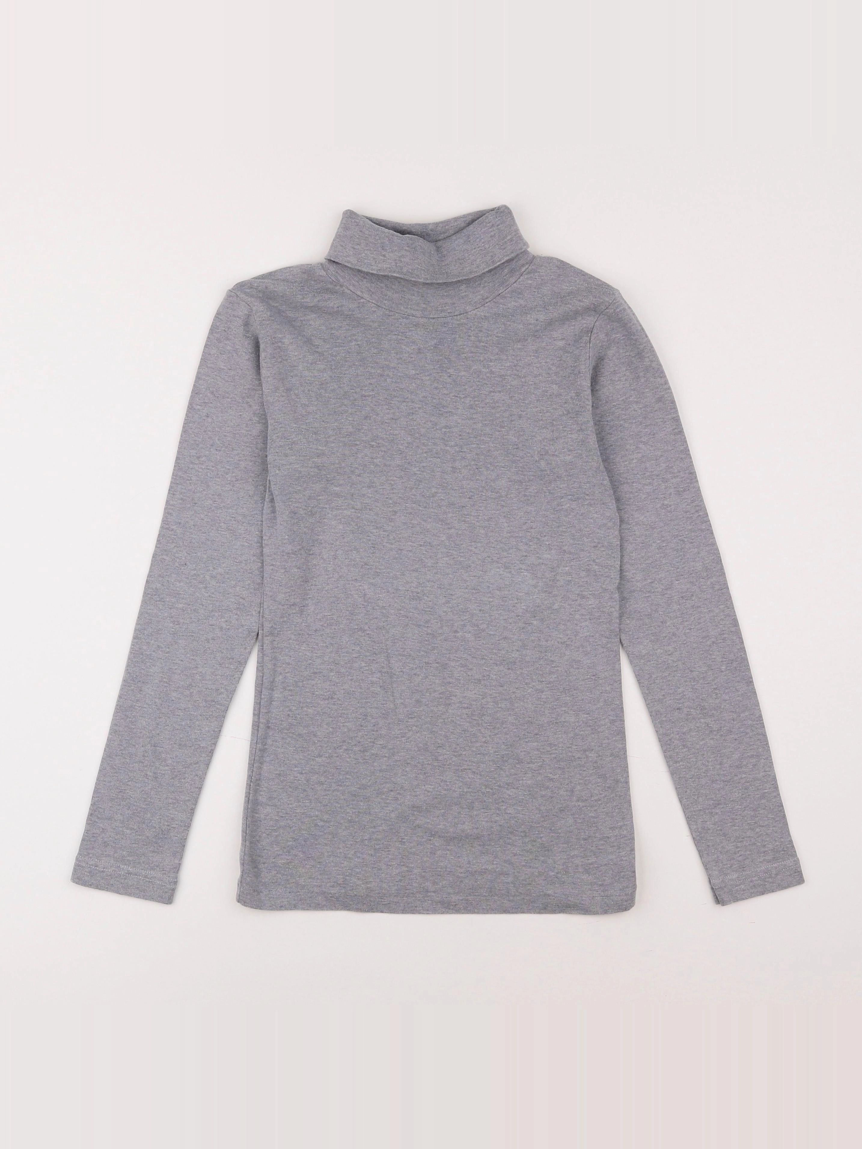 Petit Bateau - sous-pull gris - 12 ans