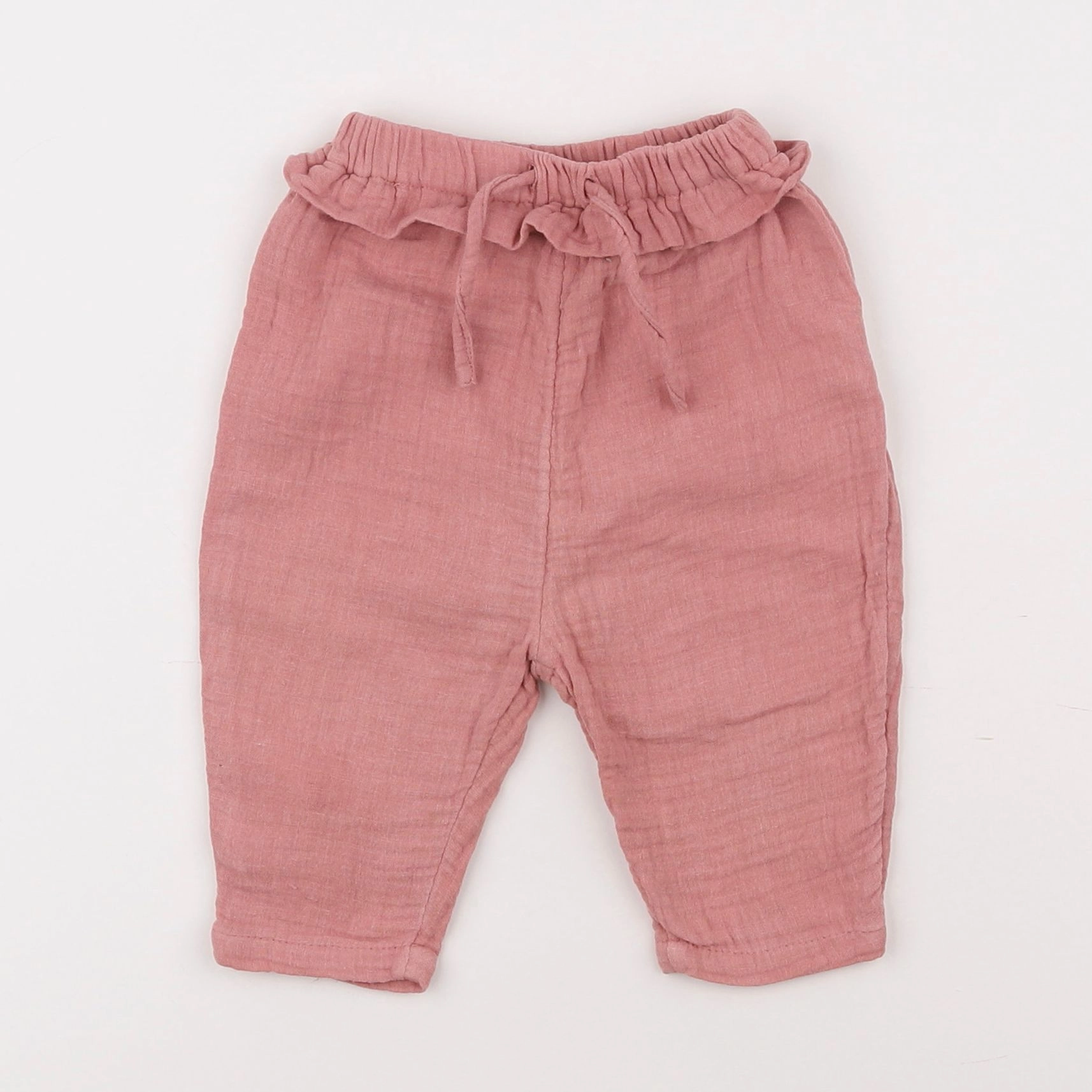 Vertbaudet - pantalon rose - 3 mois
