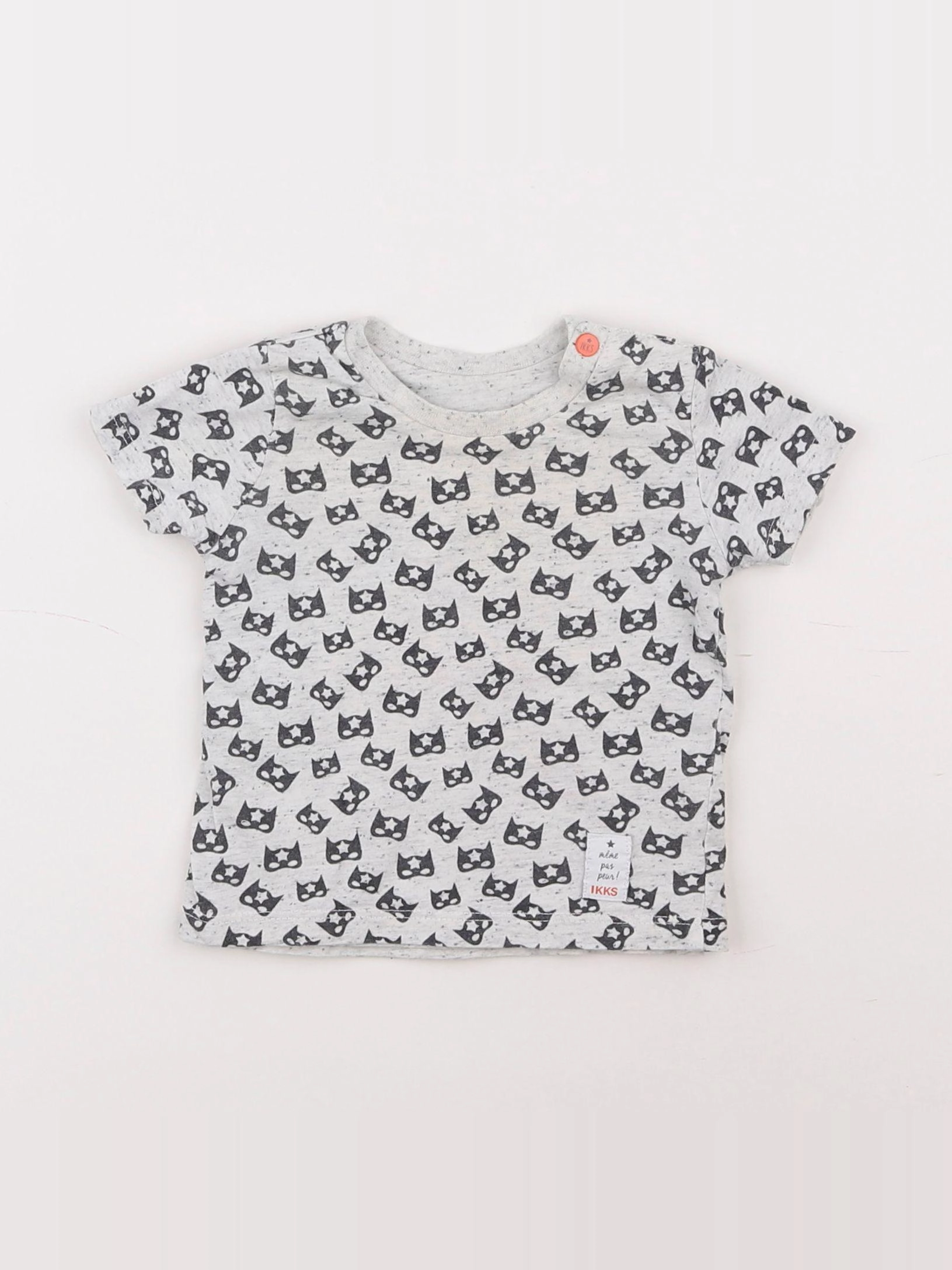 IKKS - tee-shirt gris - 3 mois
