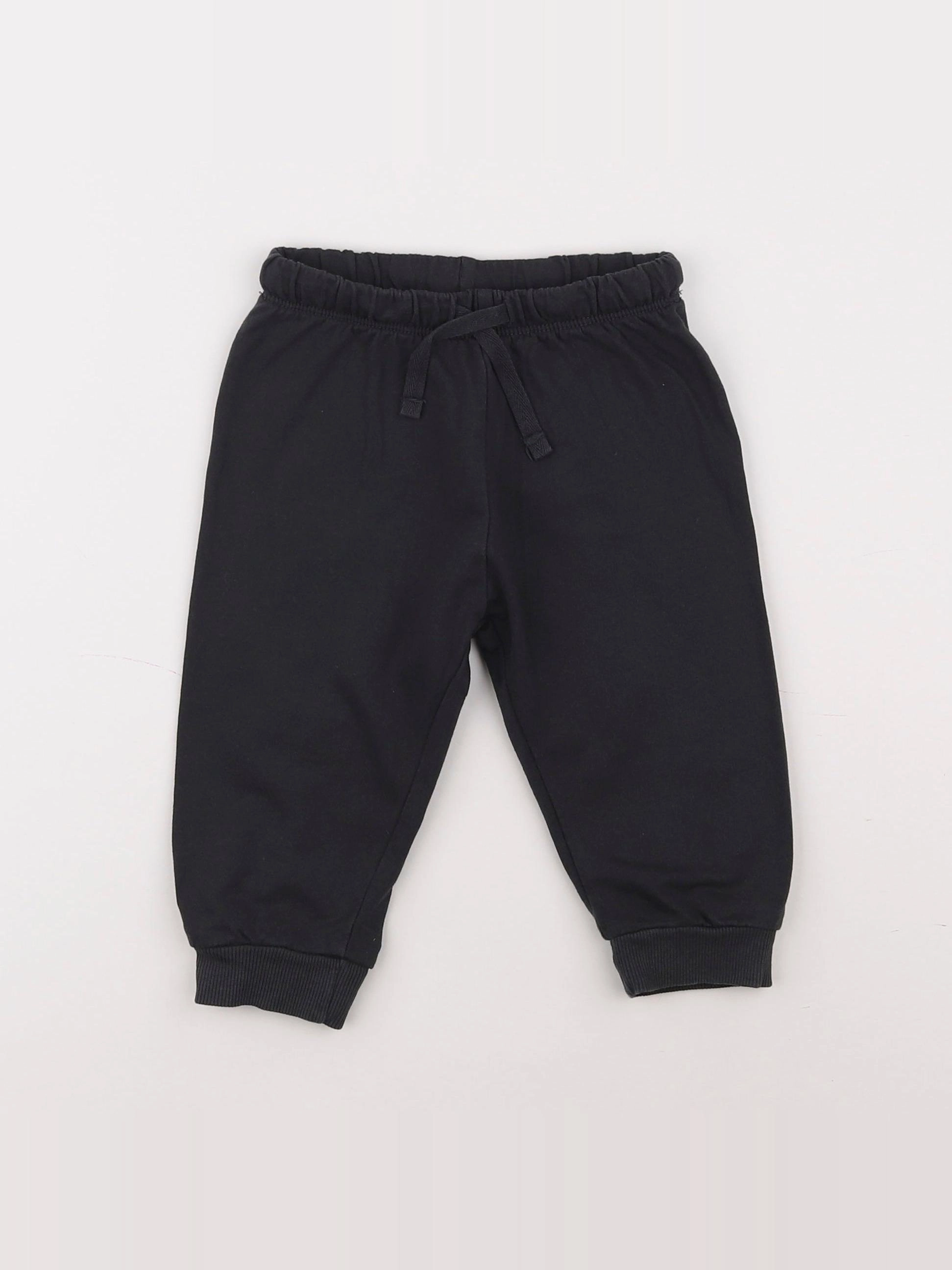 H&M - jogging gris - 6/9 mois