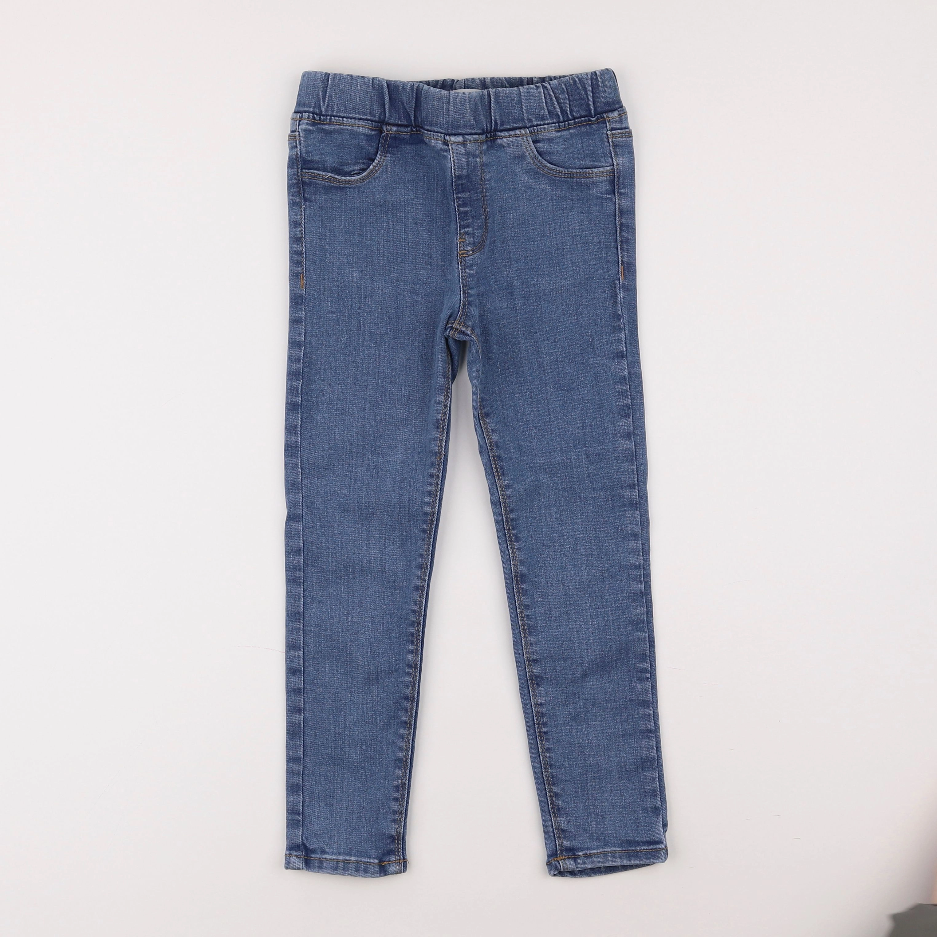 Vertbaudet - jegging bleu - 6 ans