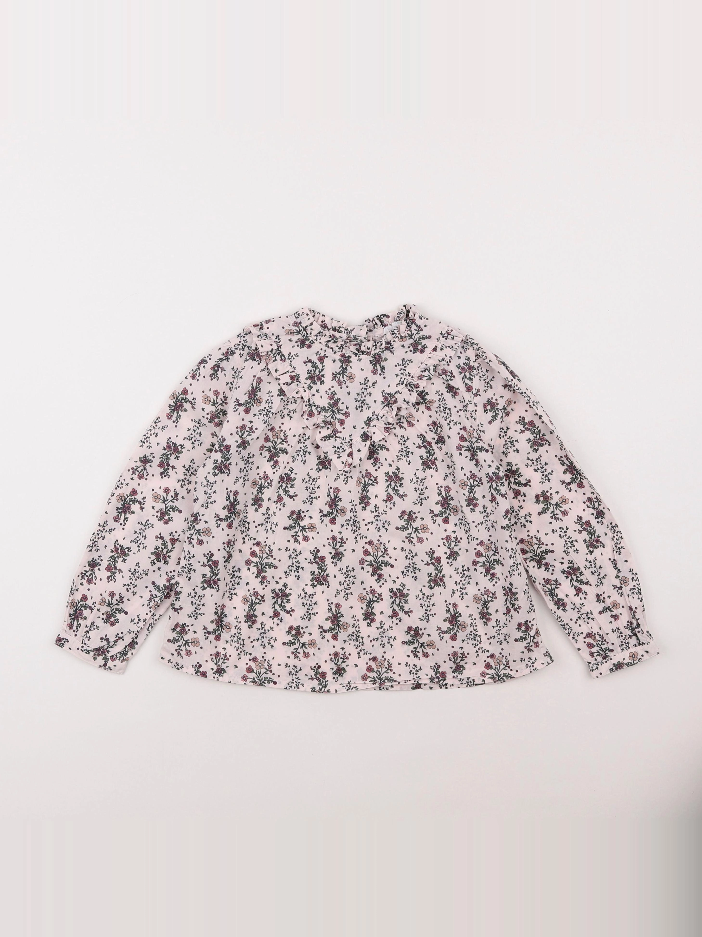 Vertbaudet - blouse rose - 5 ans