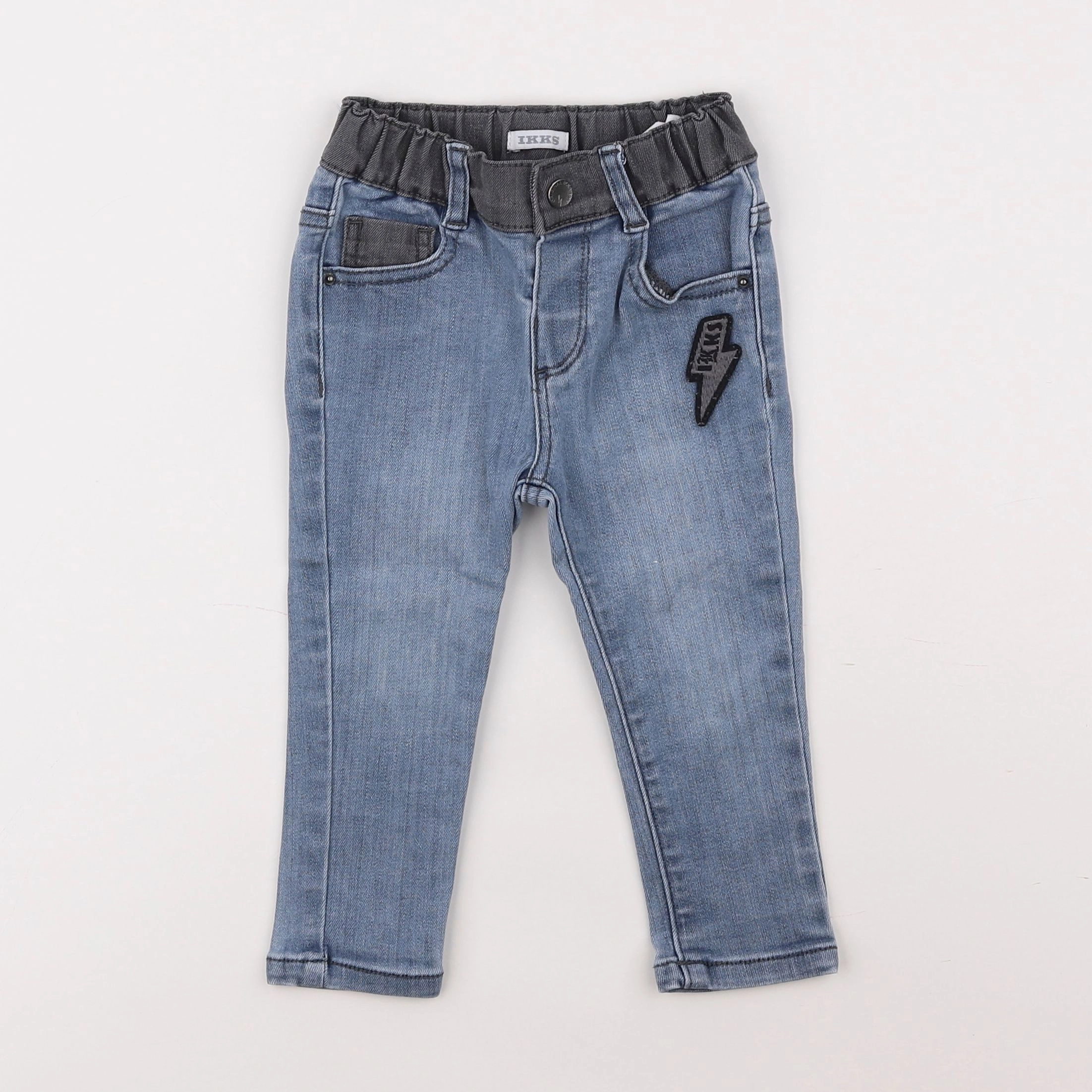 IKKS - jean bleu - 18 mois