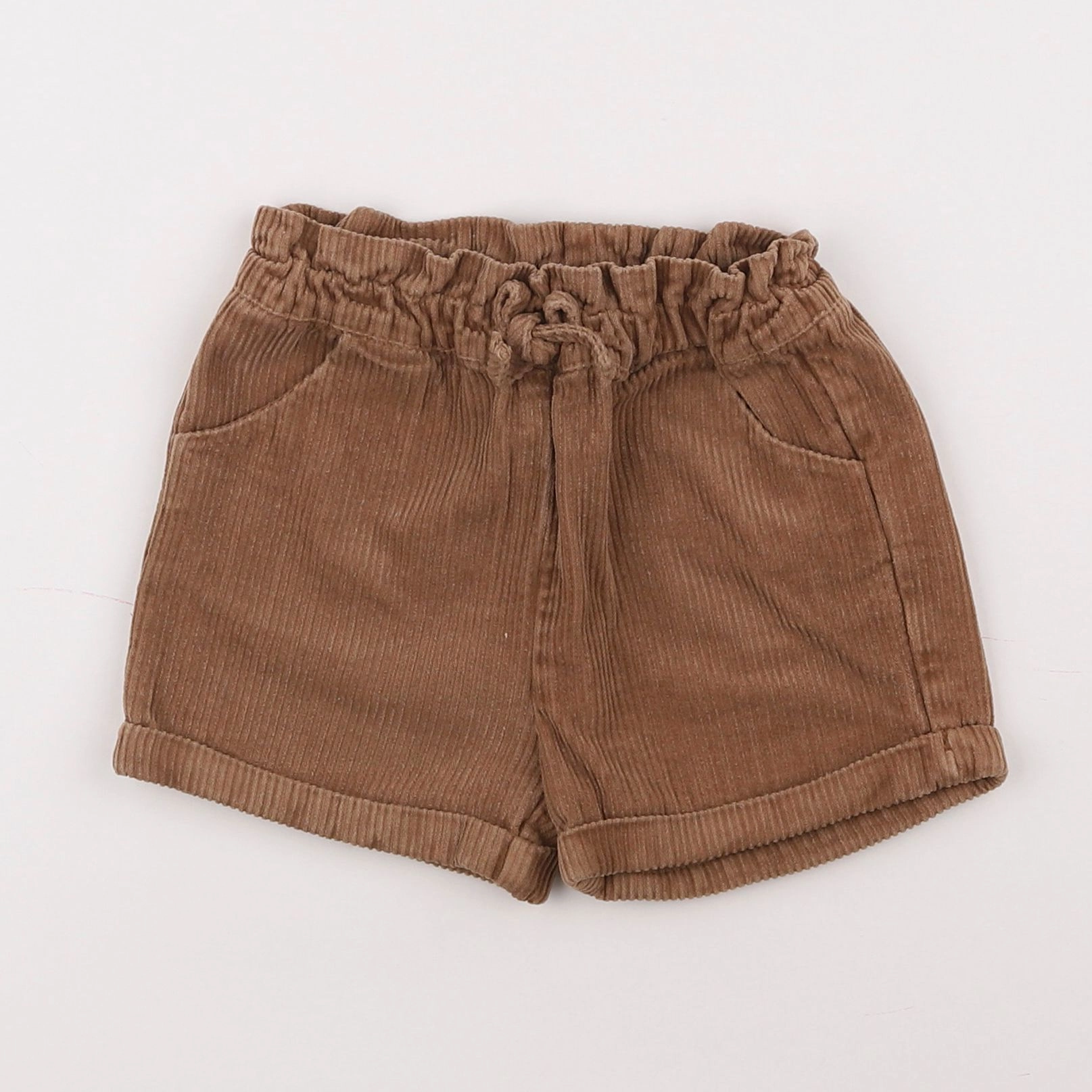 Vertbaudet - short marron - 2 ans