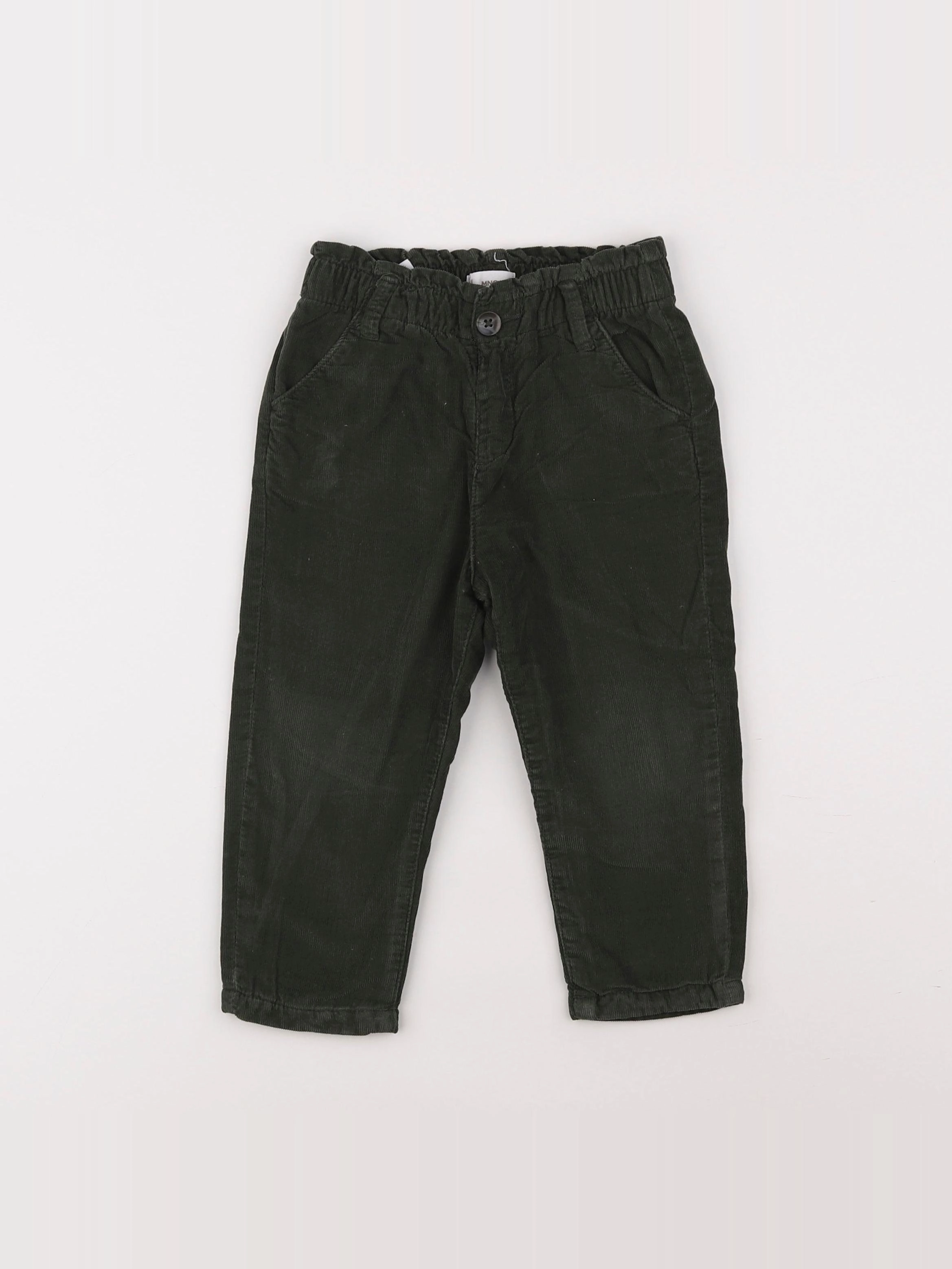 Mango - pantalon vert - 18 mois à 2 ans