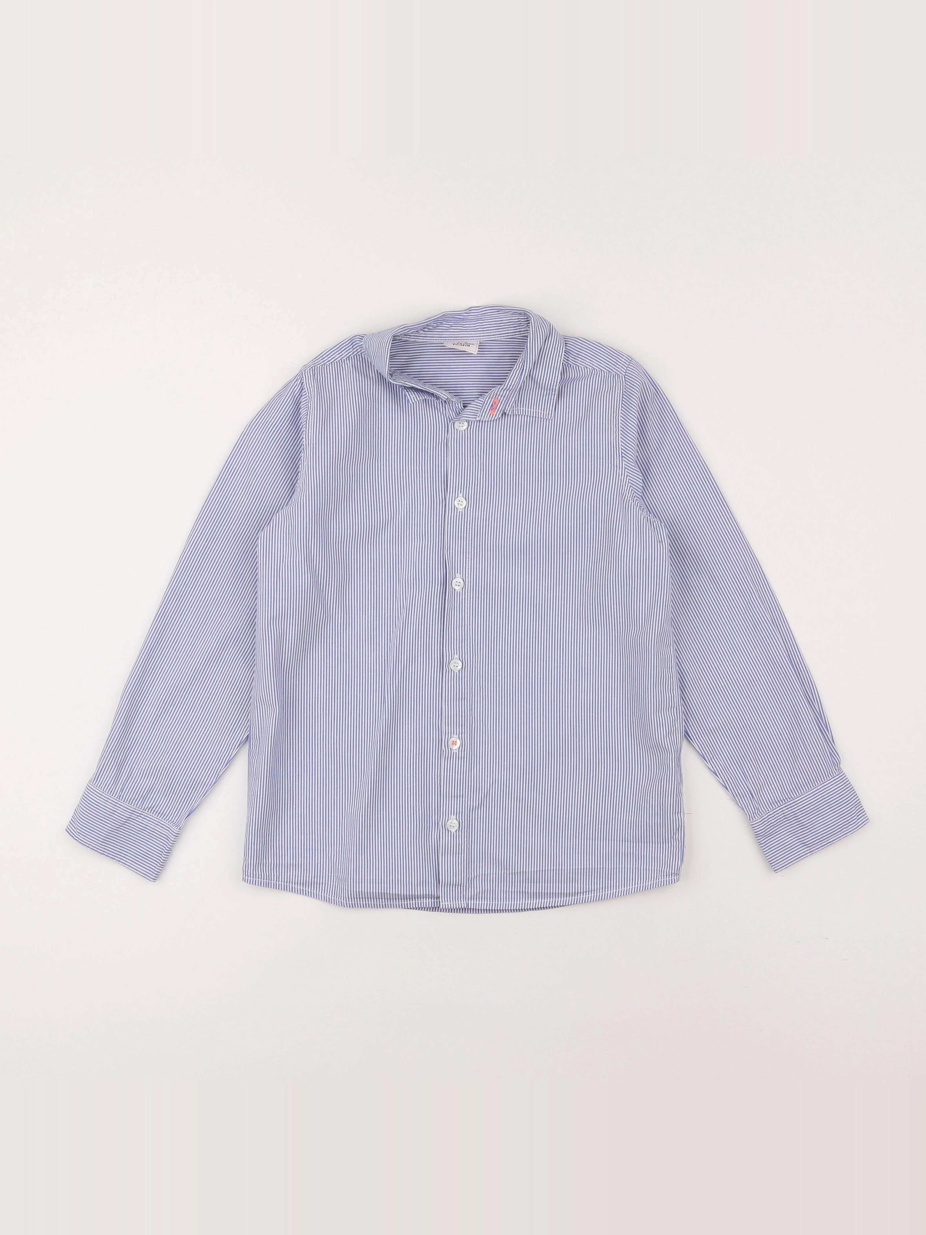 Tape à l'oeil - chemise bleu - 8 ans