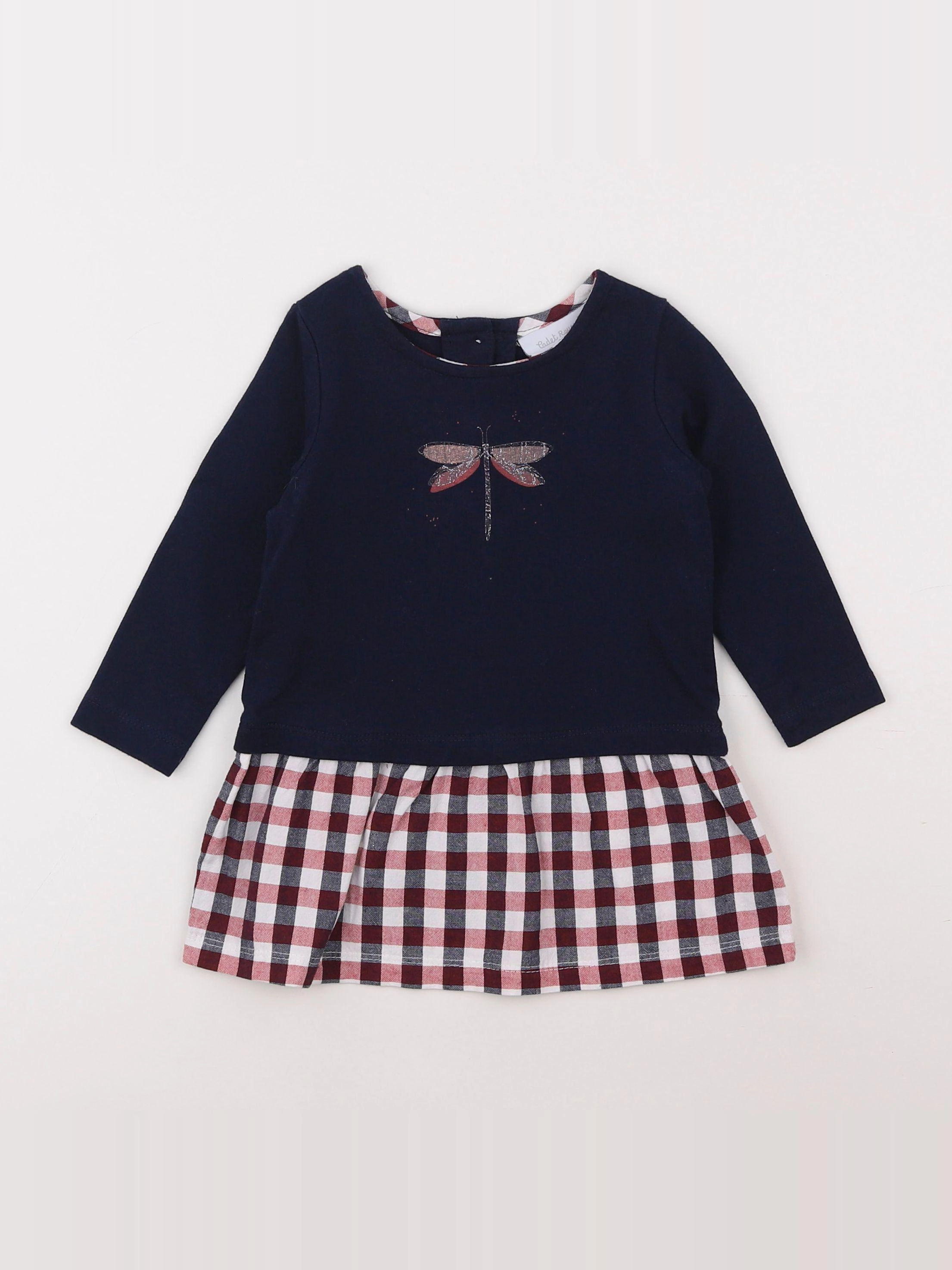 Cadet Rousselle - robe bleu - 12 mois