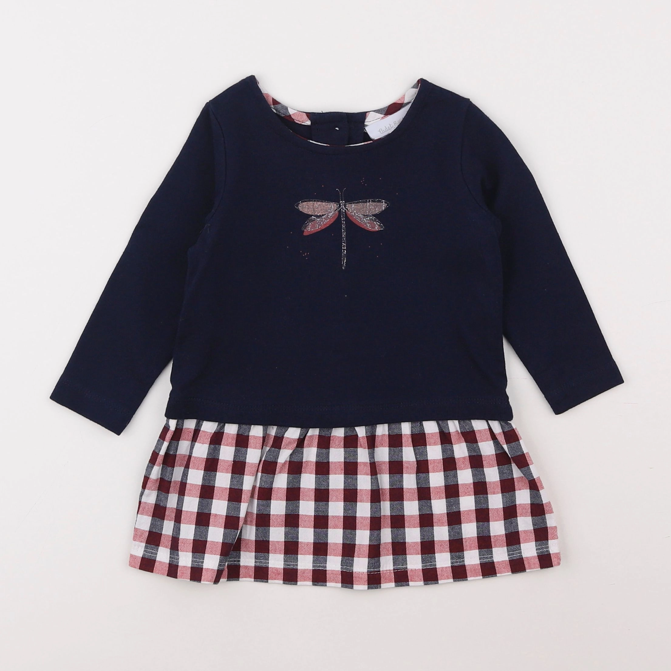 Cadet Rousselle - robe bleu - 12 mois