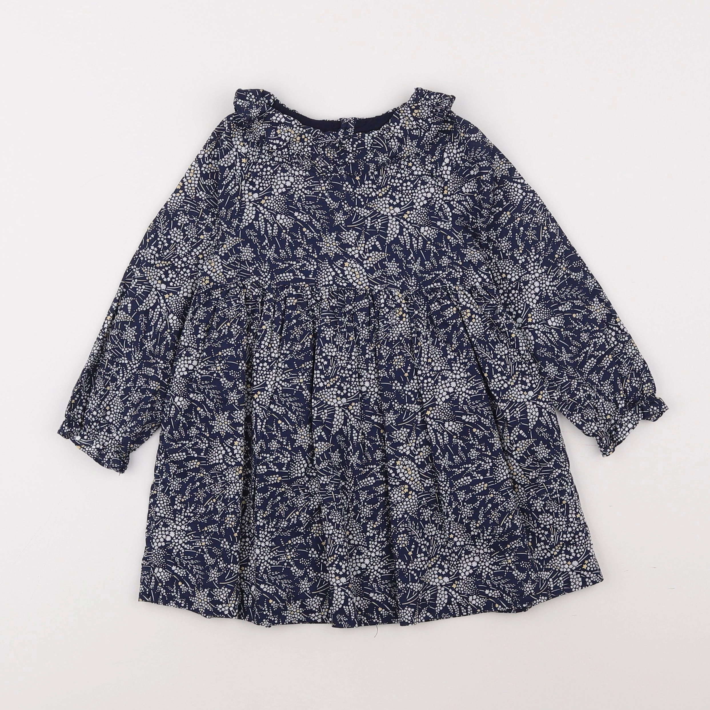Jacadi - robe bleu - 2 ans