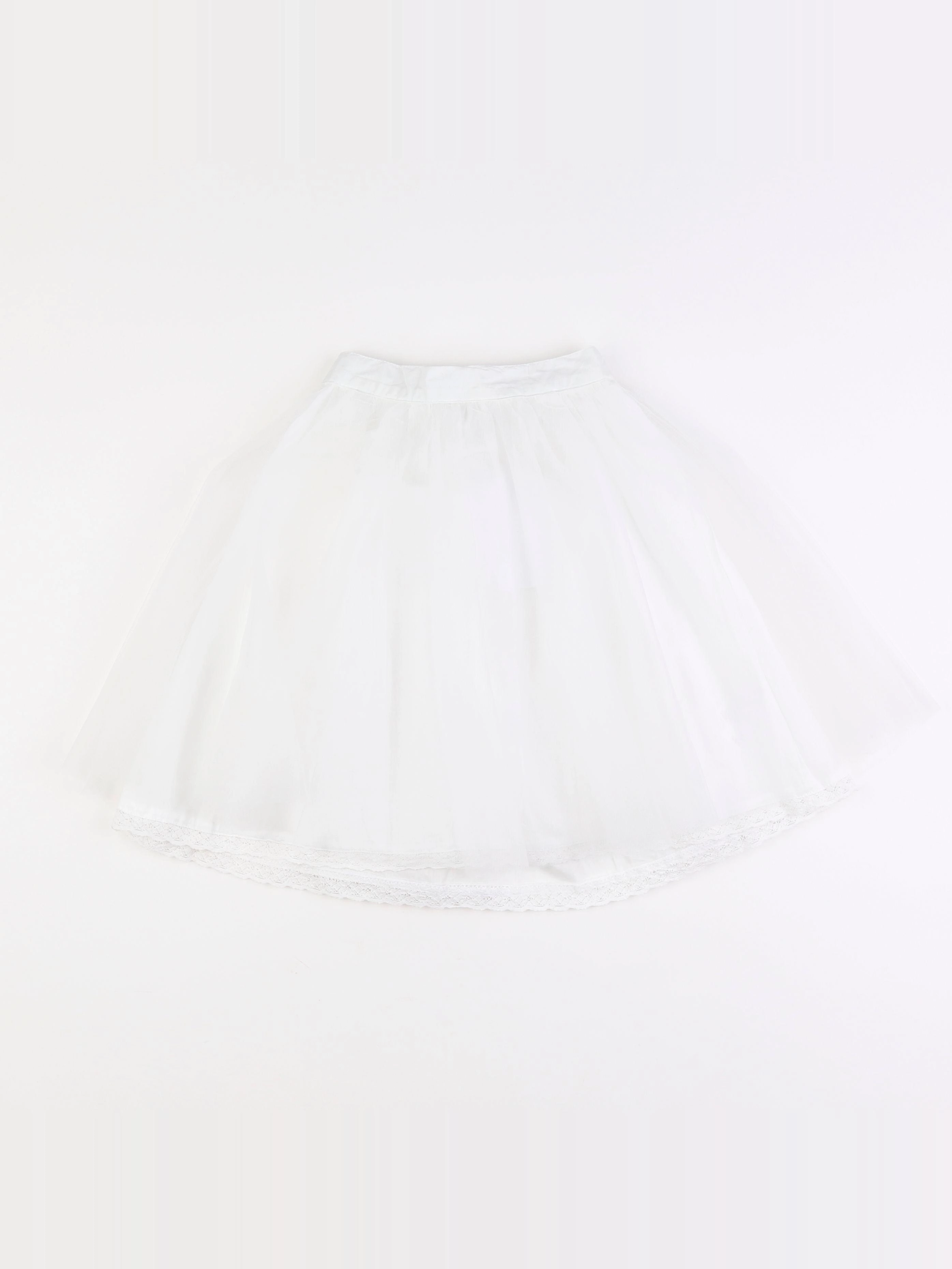 Vertbaudet - jupe blanc - 5 ans