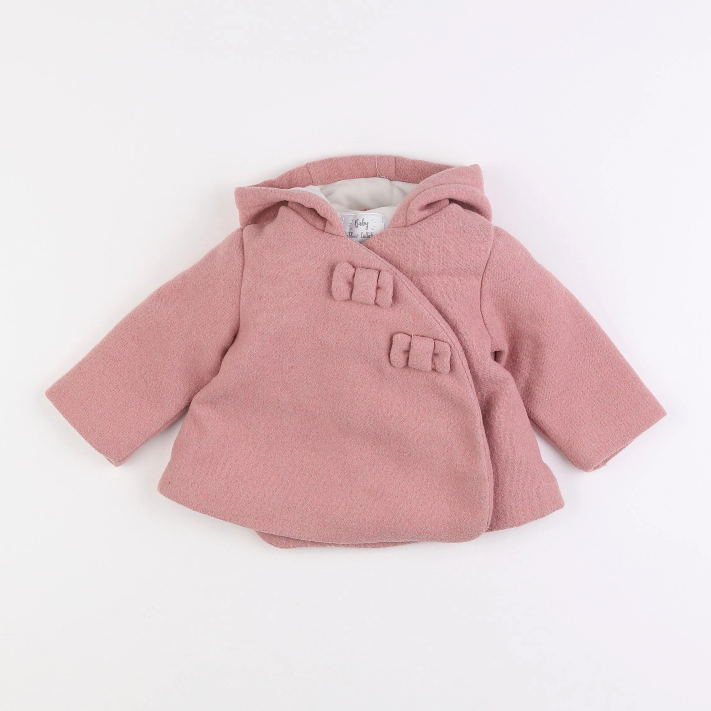 Vertbaudet - manteau rose - 6 mois