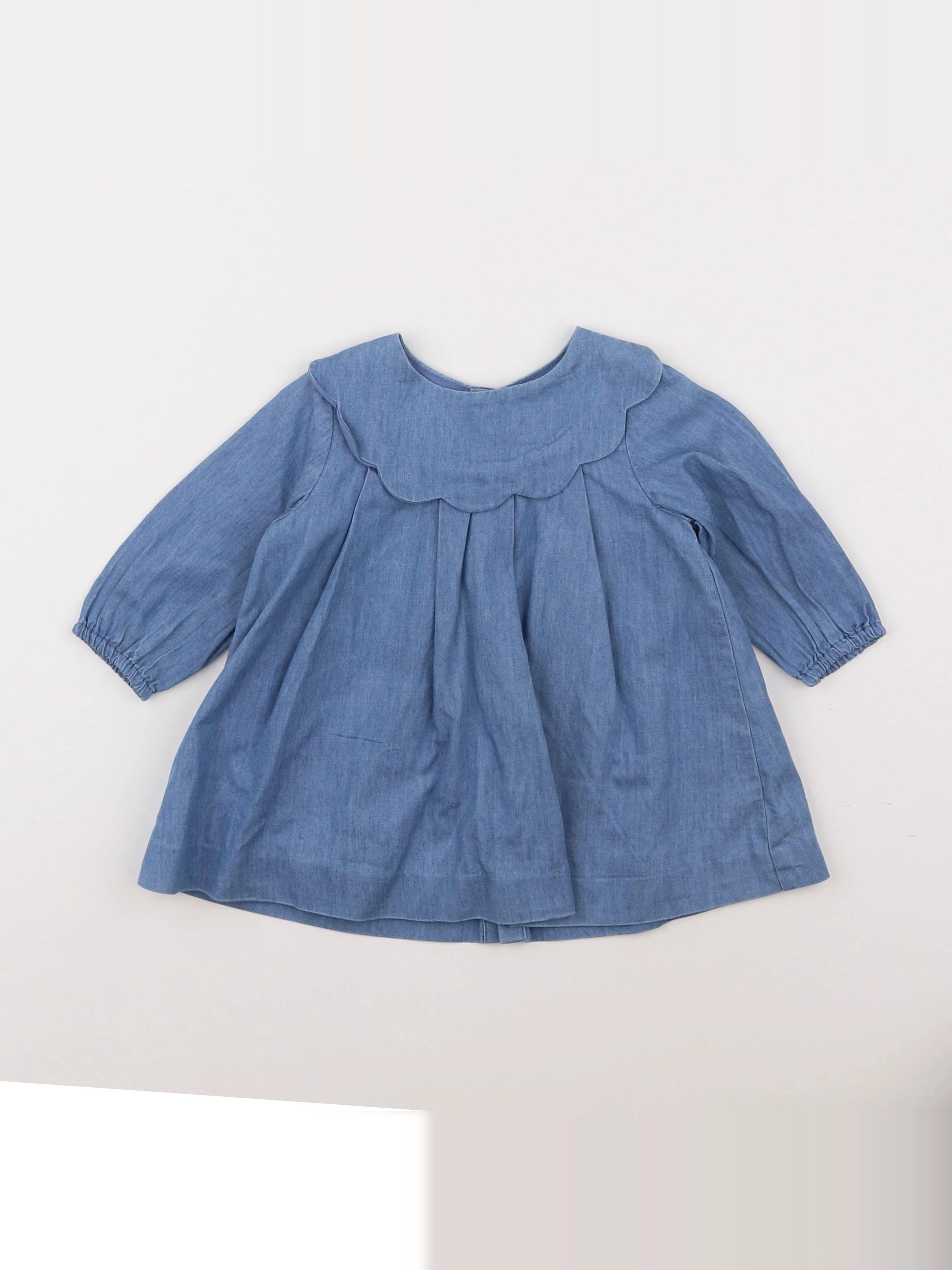 Jacadi - robe bleu - 6 mois