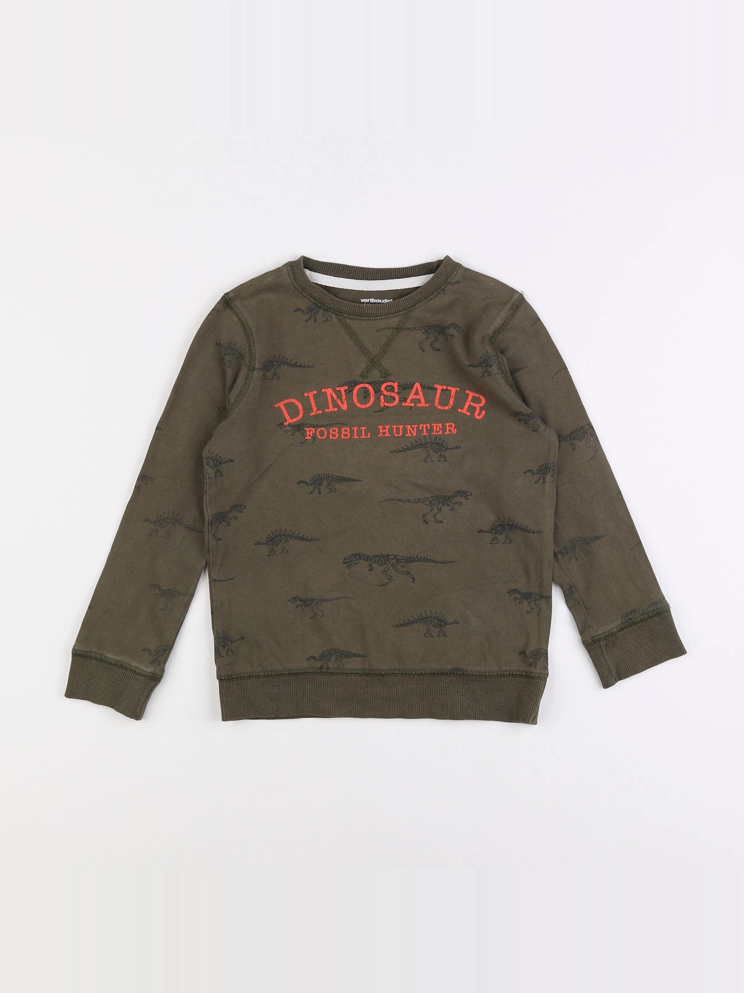 Vertbaudet - tee-shirt marron - 6 ans