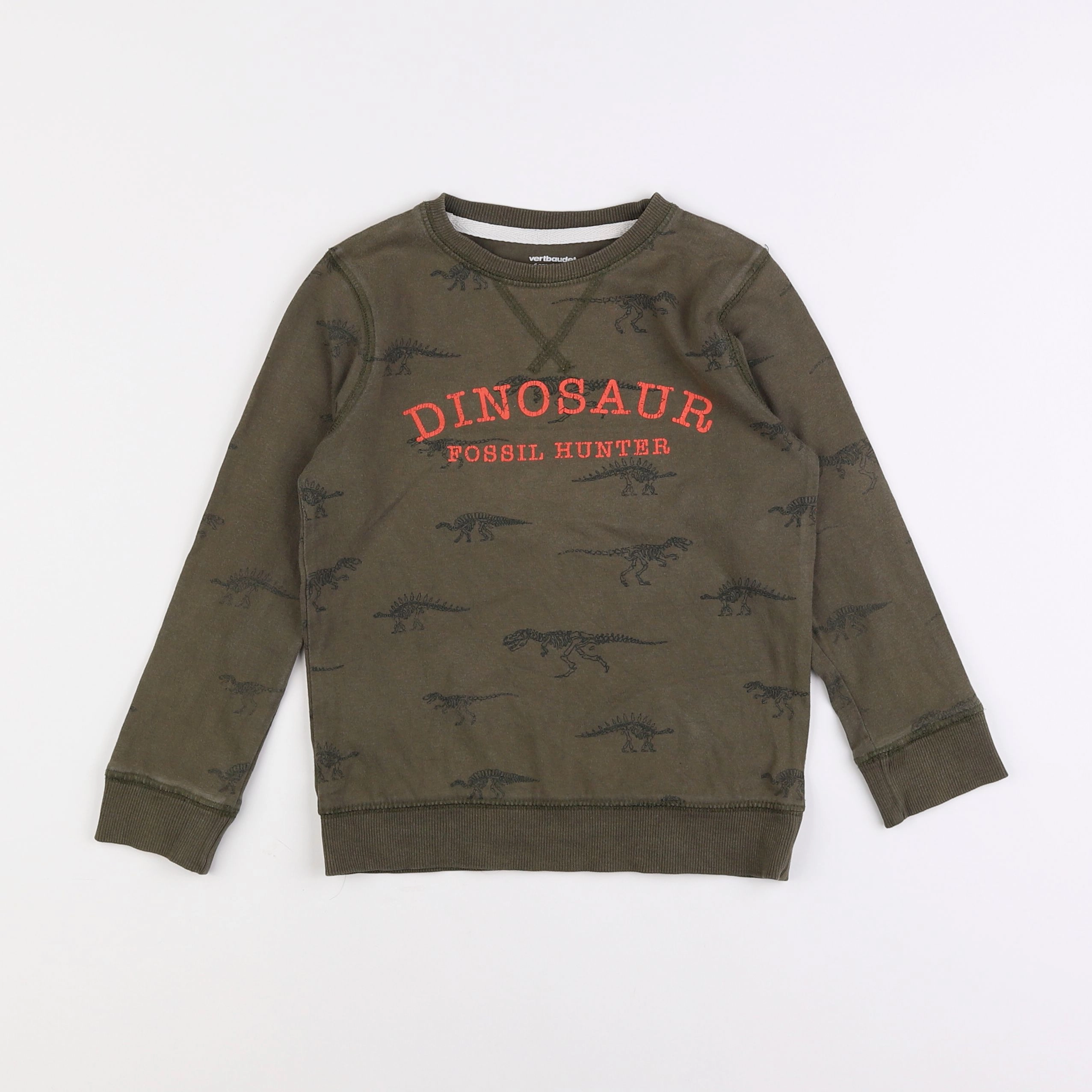 Vertbaudet - tee-shirt marron - 6 ans