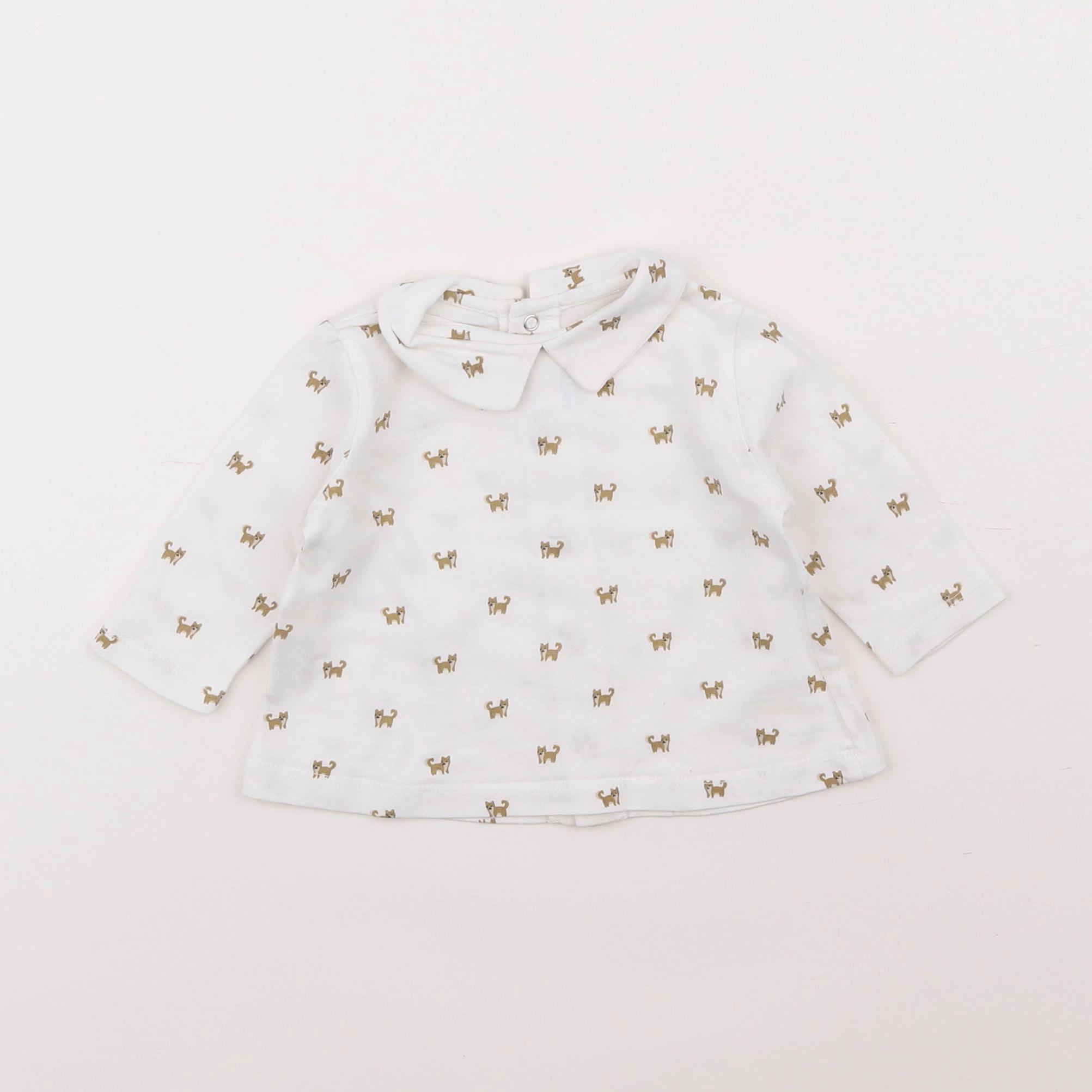 Boutchou - tee-shirt blanc - 3 mois