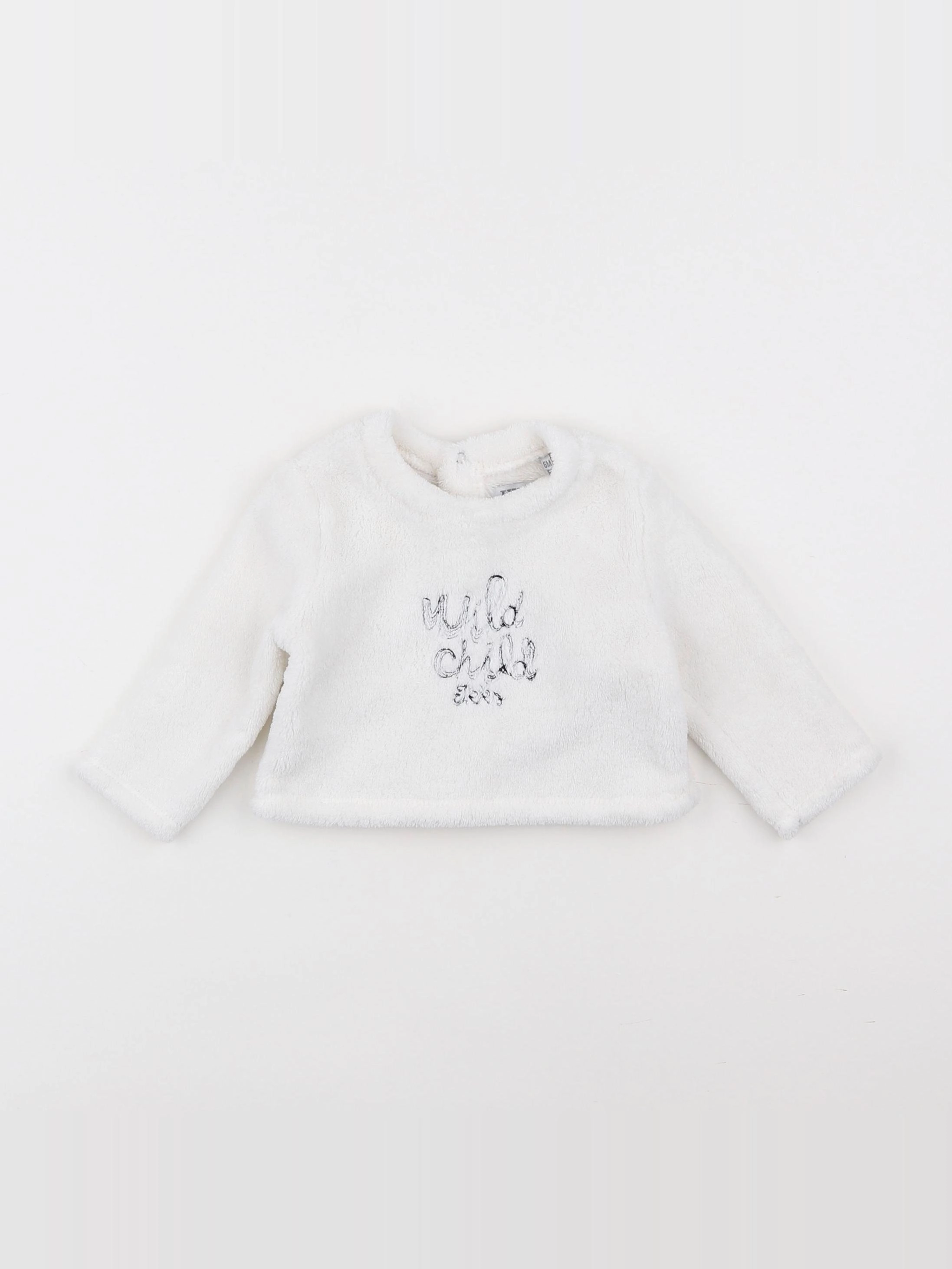 IKKS - pull blanc - 6 mois