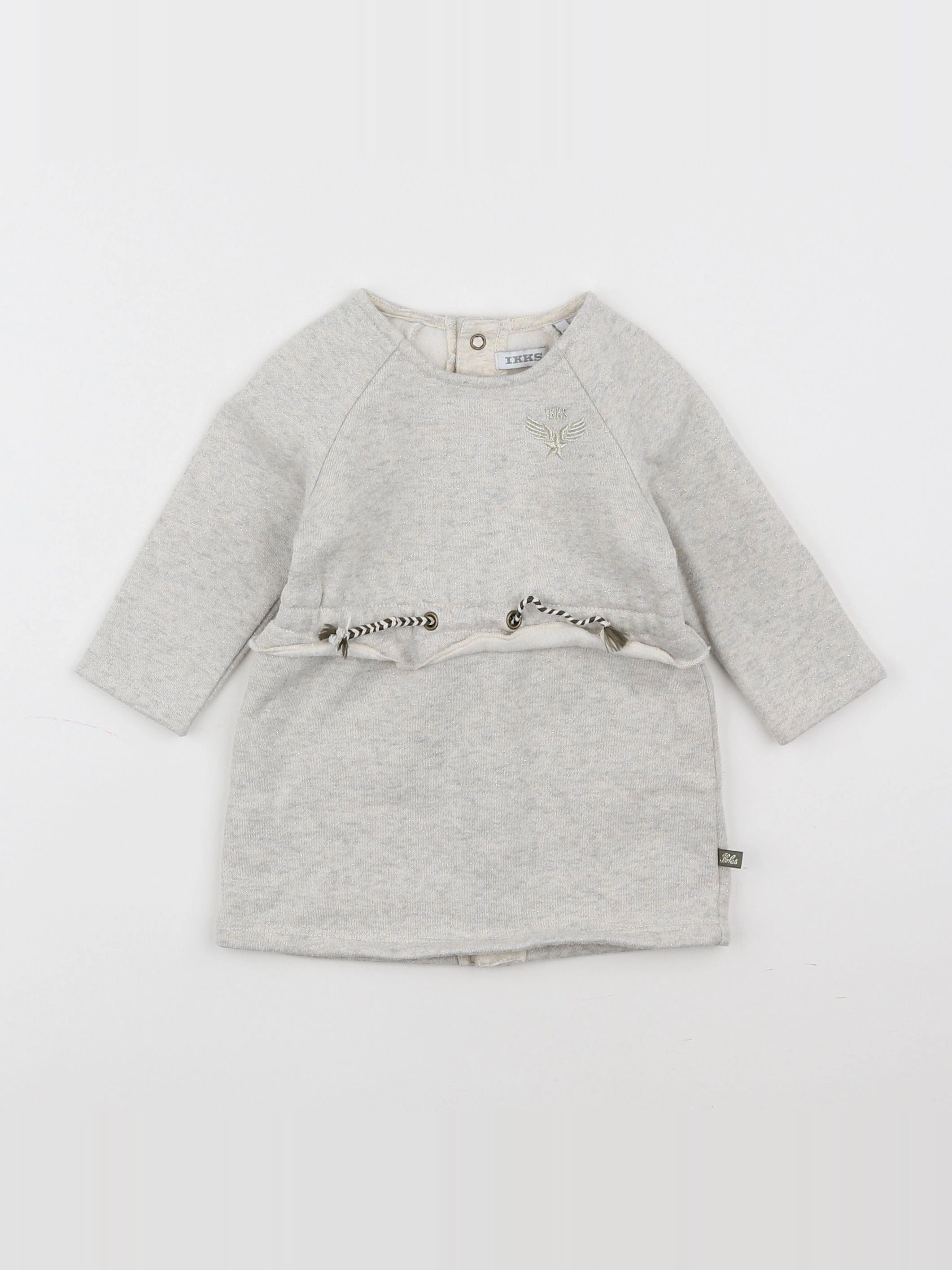 IKKS - robe gris - 6 mois