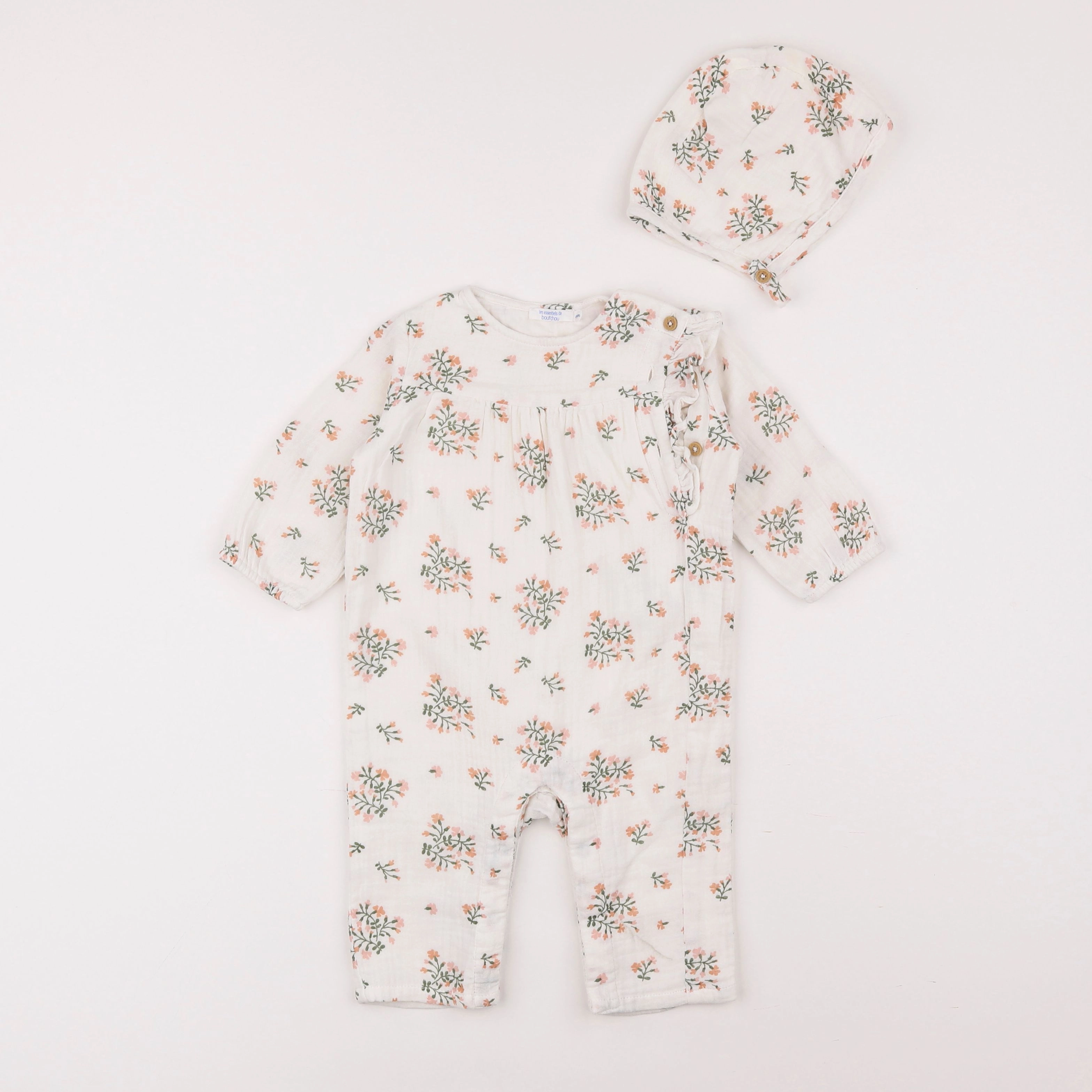 Boutchou - combinaison multicolore - 6 mois