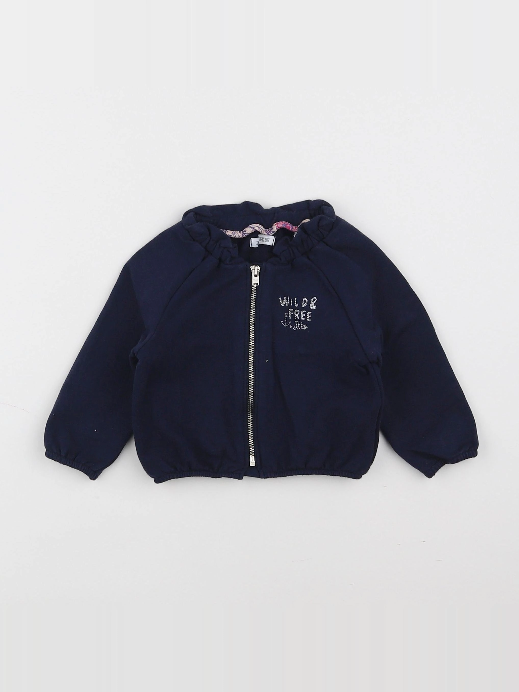 IKKS - veste bleu - 6 mois